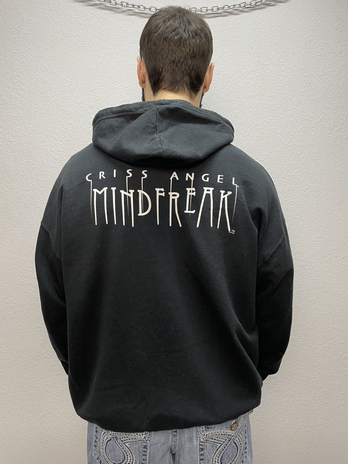 Band Tees × Vintage Vintage Y2K Criss Angel Mind Freack 2005 Zip Hoodie Size US XL / EU 56 / 4 - 9 Thumbnail