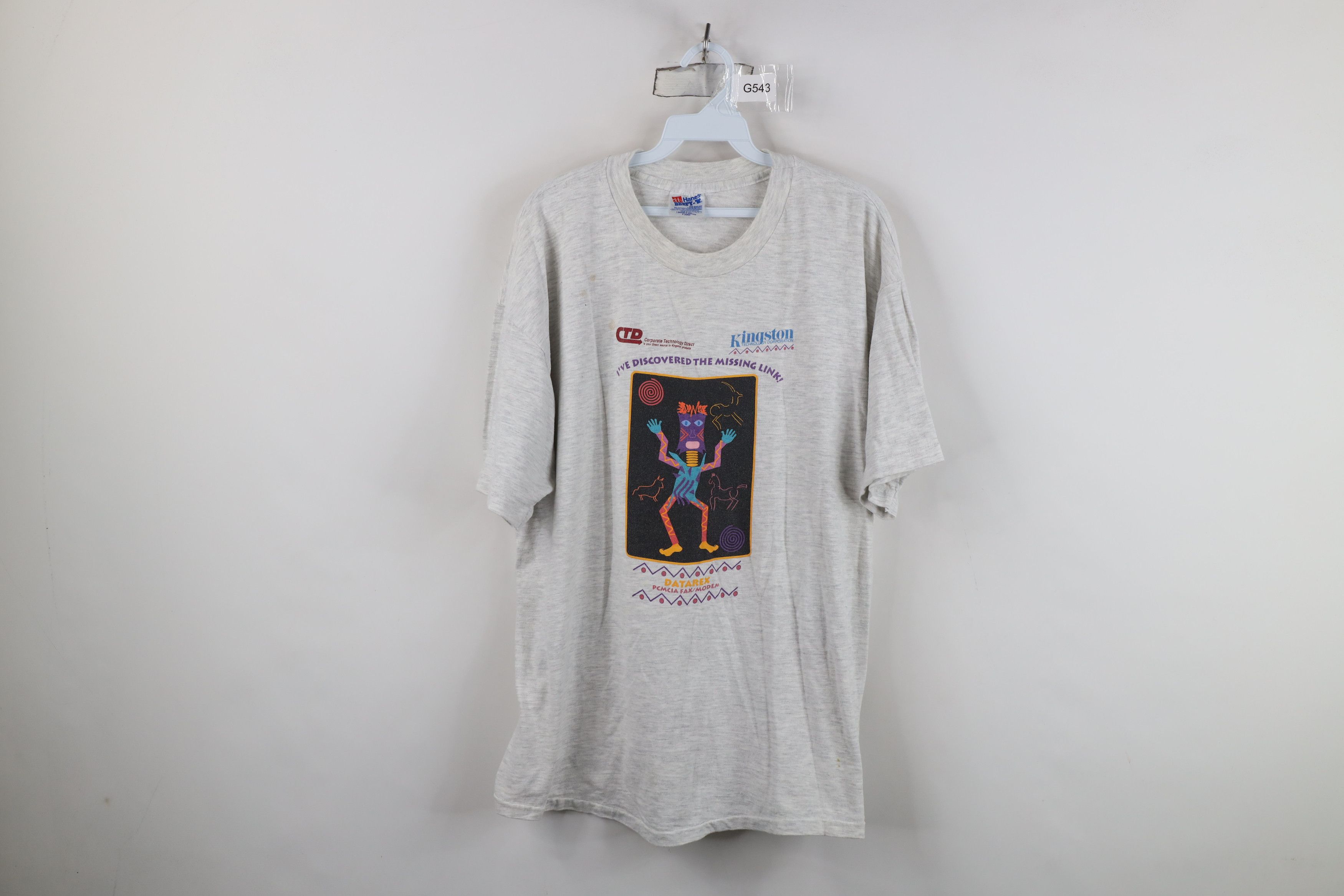 Vintage Vintage 90s Streetwear Kingston Technology T-Shirt USA Size US XL / EU 56 / 4 - 1 Thumbnail