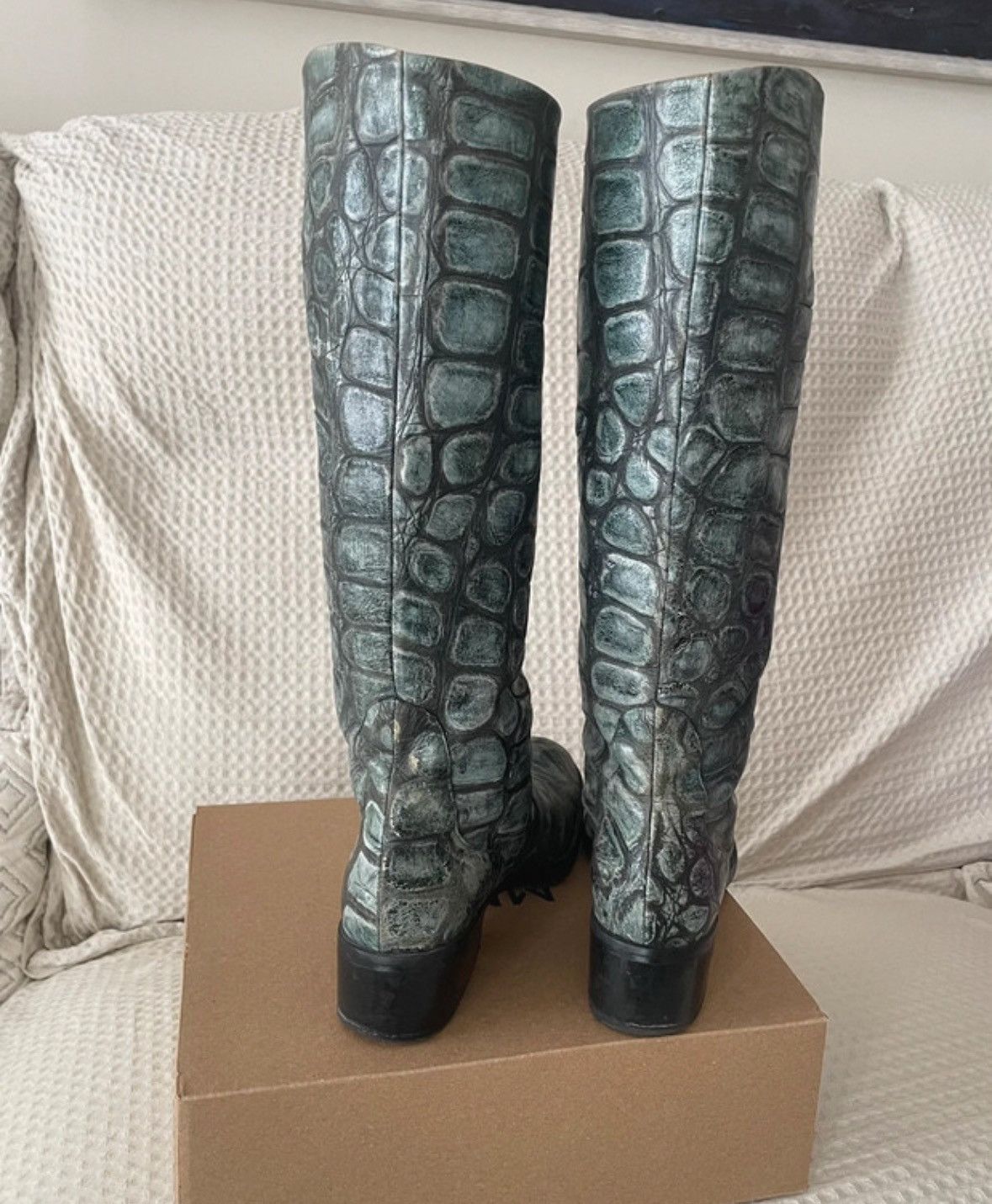 Other Avant-Garde Muxart dark blue boots 37 Size US 6 / IT 36 - 3 Thumbnail