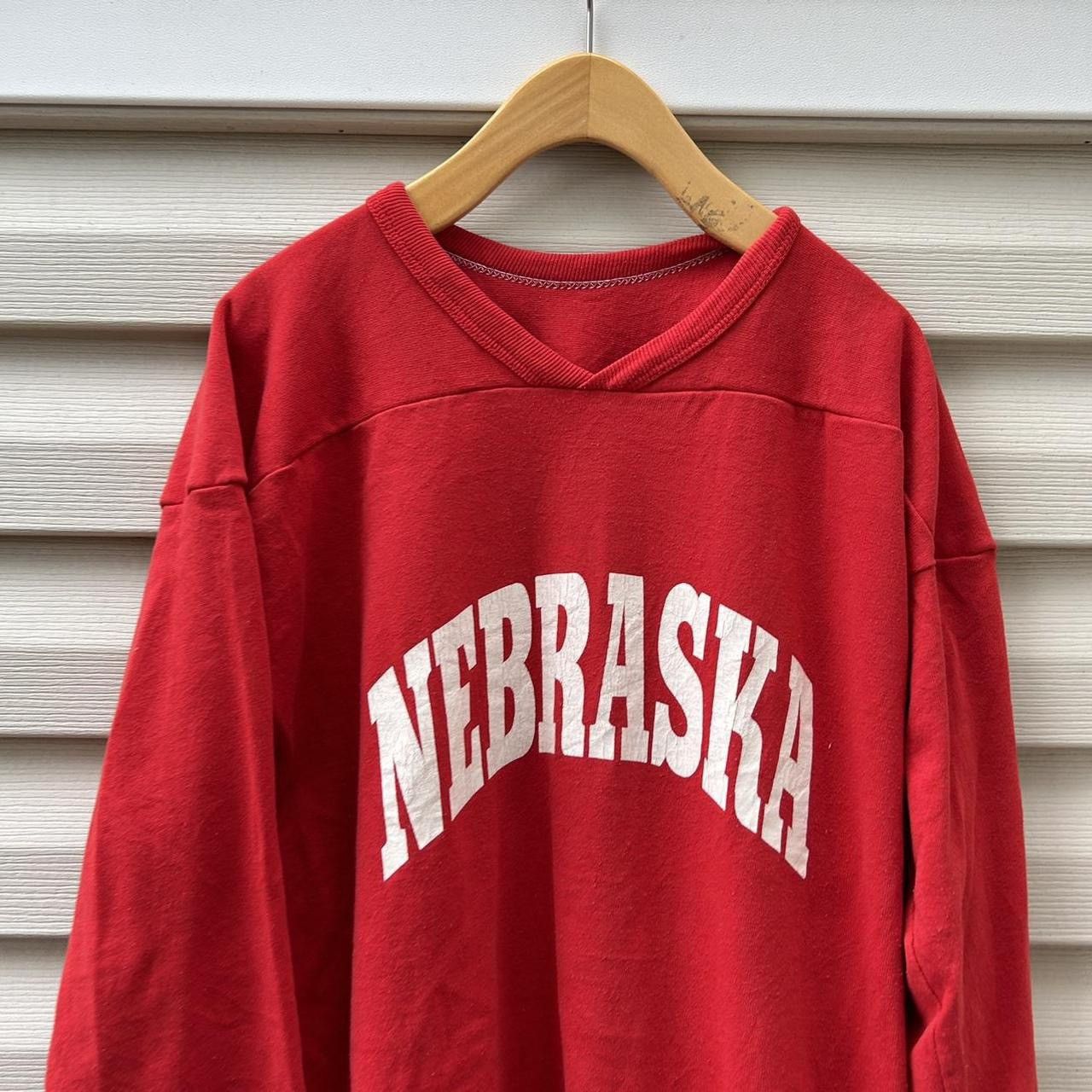 NCAA × Vintage 80s Nebraska raglan shirt Size US XL / EU 56 / 4 - 2 Thumbnail