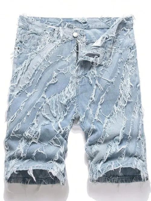 Japanese Brand × Vintage VINTAGE RAW Y2K DRIP denim shorts Size US 36 / EU 52 - 1 Thumbnail