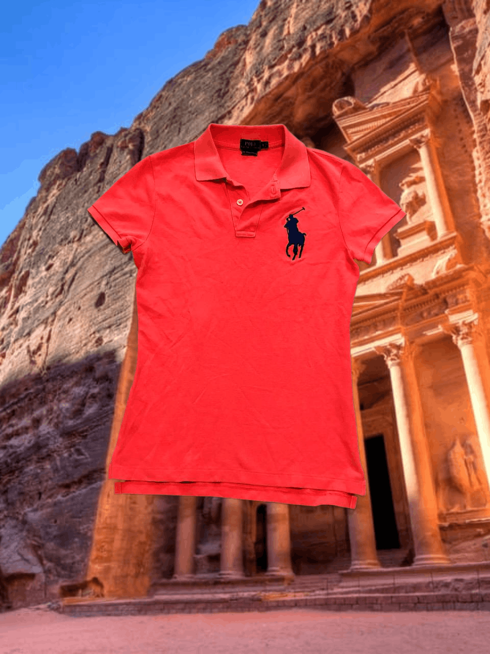 Polo Ralph Lauren Vintage Polo Ralph Lauren big pony T-shirt crazy Y2K Size S / US 4 / IT 40 - 1 Thumbnail