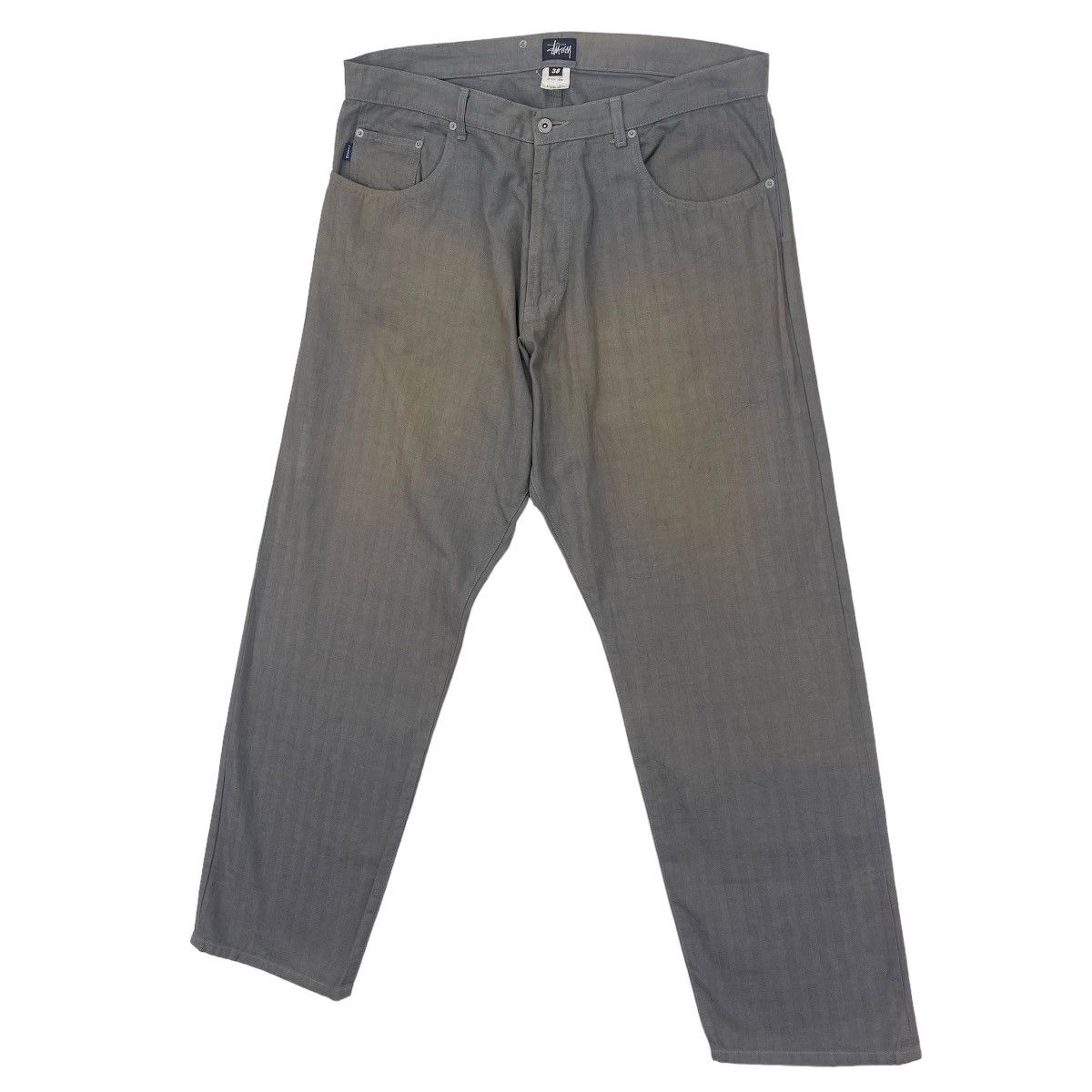 Stussy × Vintage Stussy Faded Denim Size US 38 / EU 54 - 3 Thumbnail