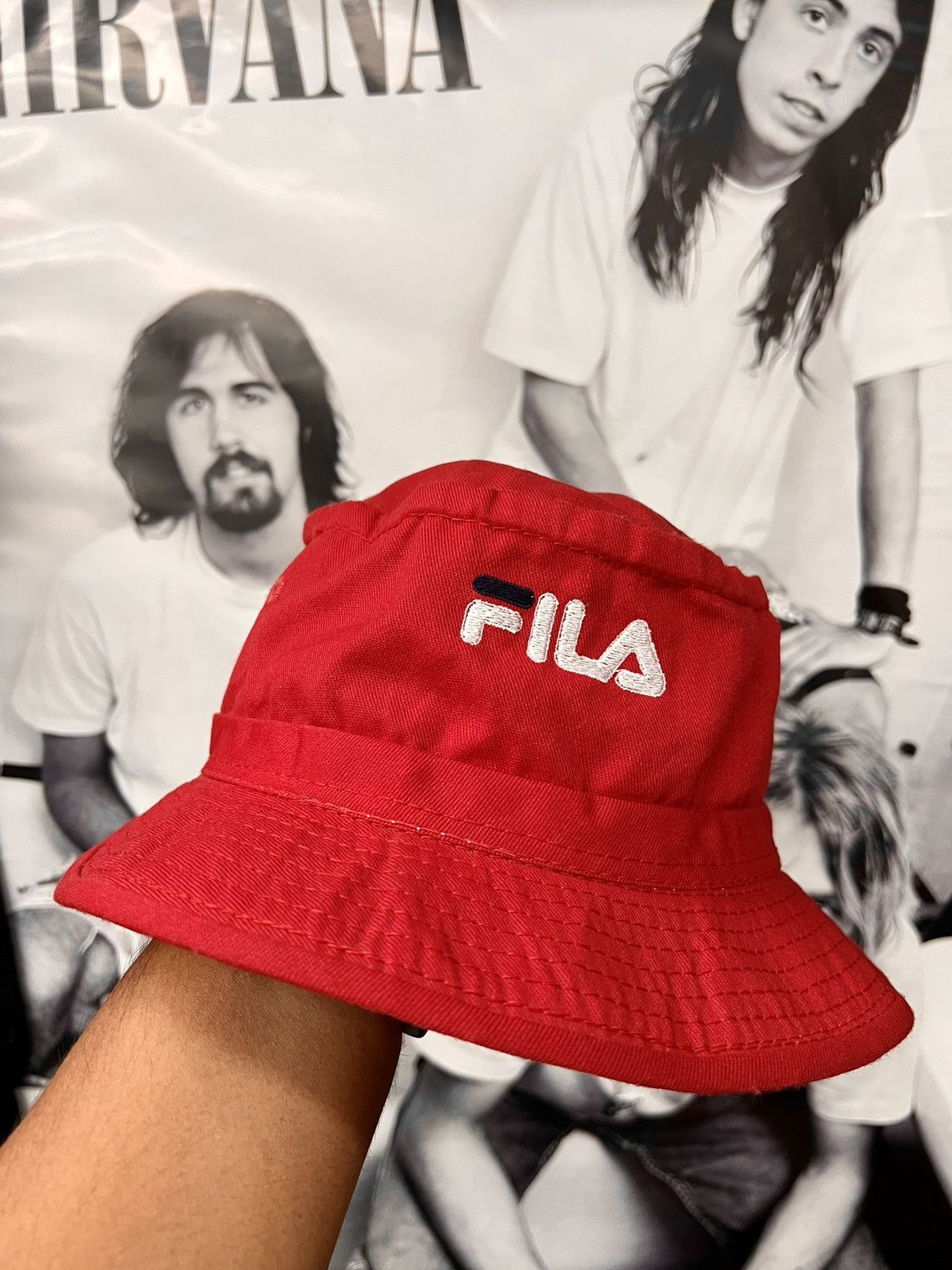 VINTAGE FILA ITALIA SPORTWEAR BUCKET HAT