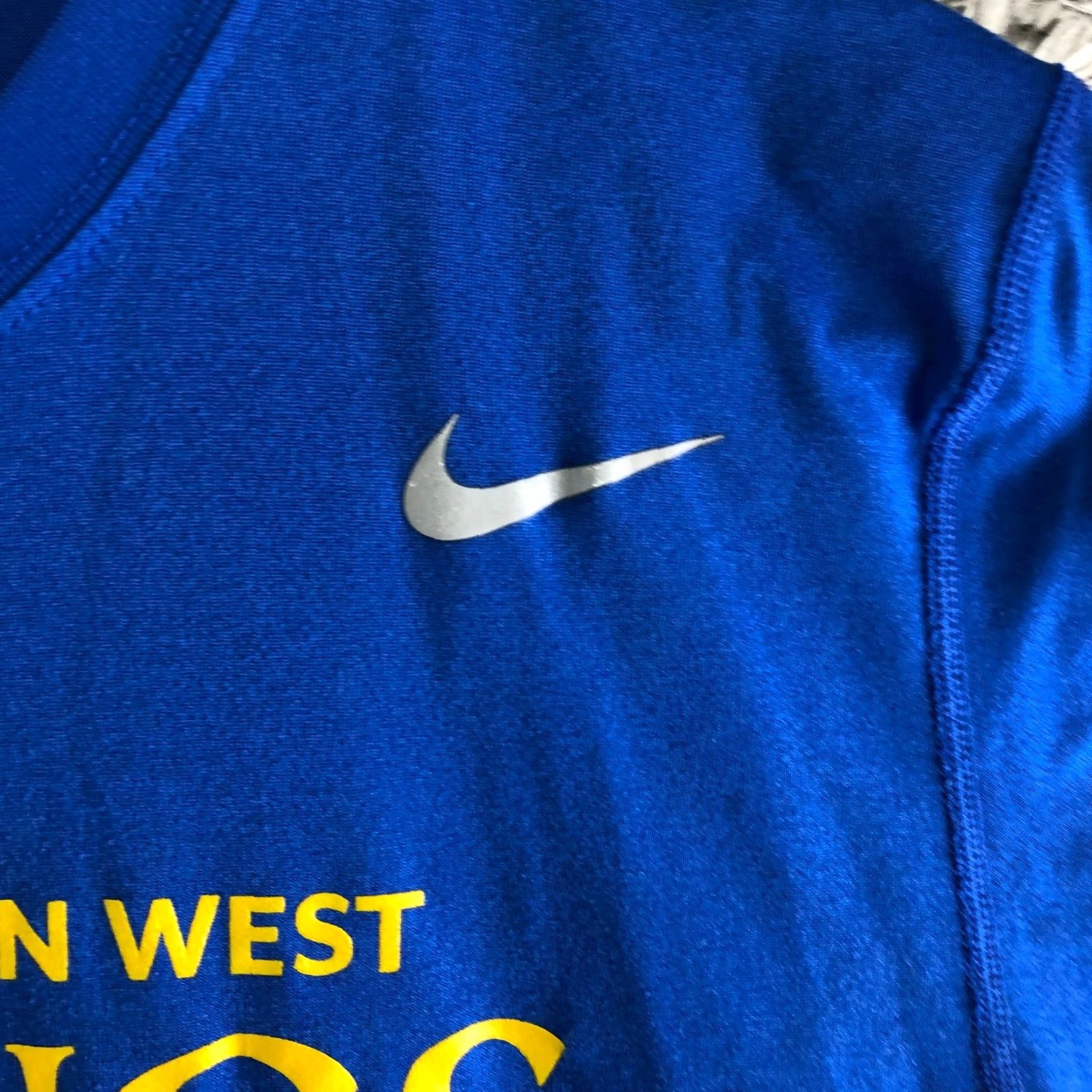 Nike Nike Dri-Fit Shirt Short Sleeve Crew Neck Mens Large Blue Viking New Berlin West Logo Sports Shirt Size US L / EU 52-54 / 3 - 4 Thumbnail