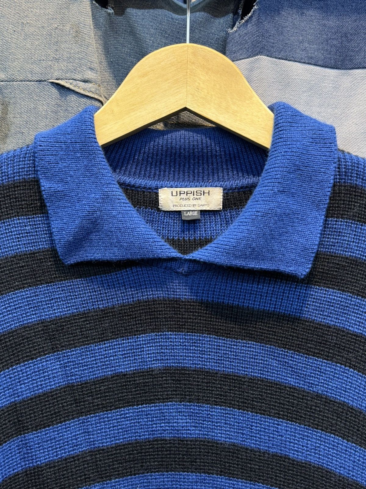 Beauty Beast × Hysteric Glamour × Japanese Brand Japanese Brand Striped knitted Uppish Kurt cobain Styled Size US L / EU 52-54 / 3 - 4 Thumbnail