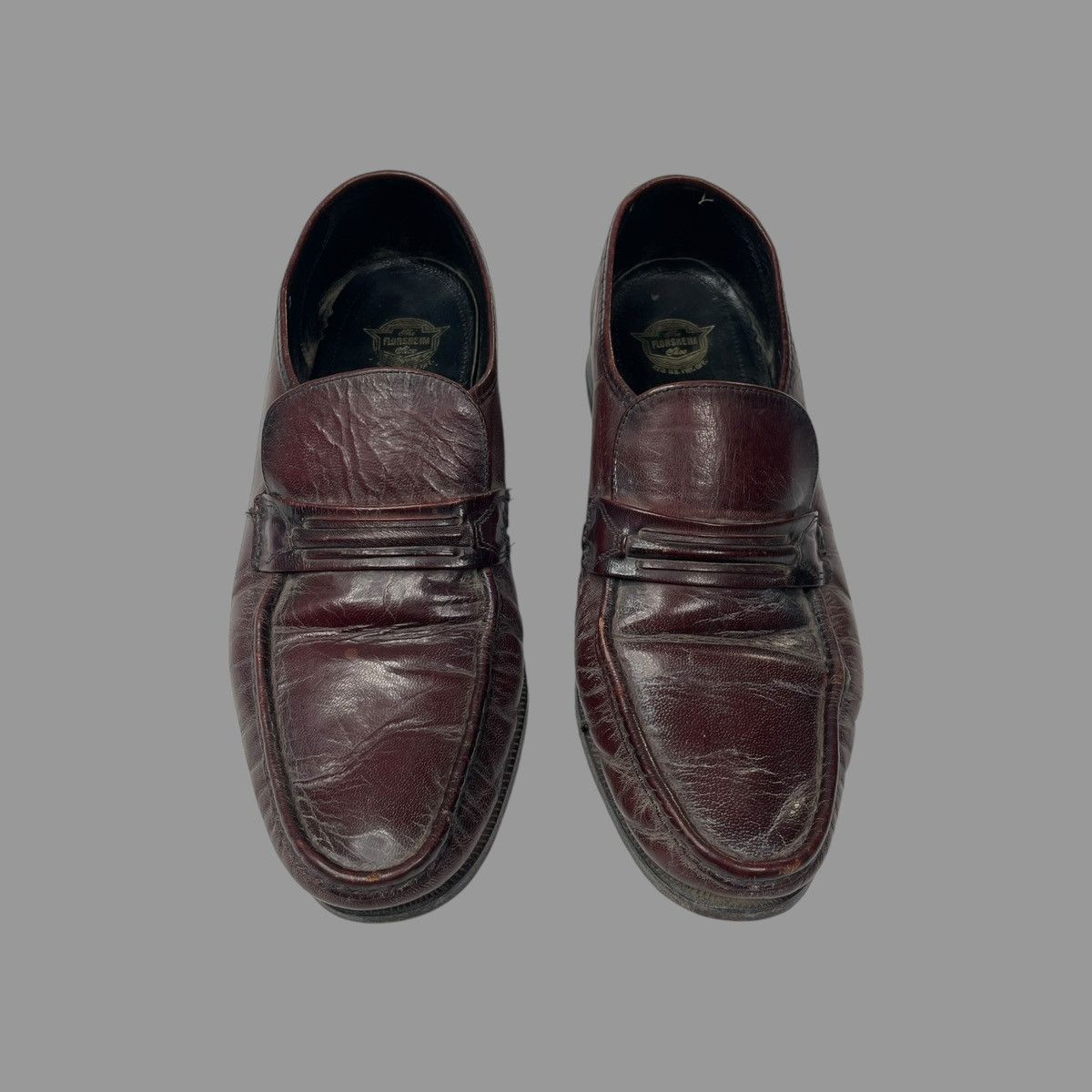 Vintage Vintage 90s slip on leather loafers Size US 9.5 / EU 42-43 - 1 Thumbnail