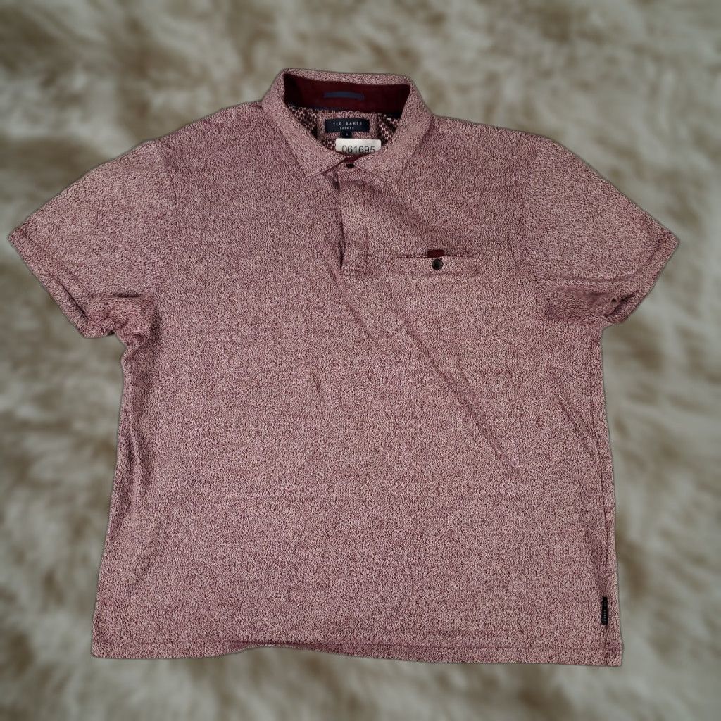 Ted Baker VINTAGE Ted Baker Polo Shirt Mens Size 5 Red Short Sleeve Casual Shirt 5 Red Mens Polo Size US S / EU 44-46 / 1 - 1 Thumbnail