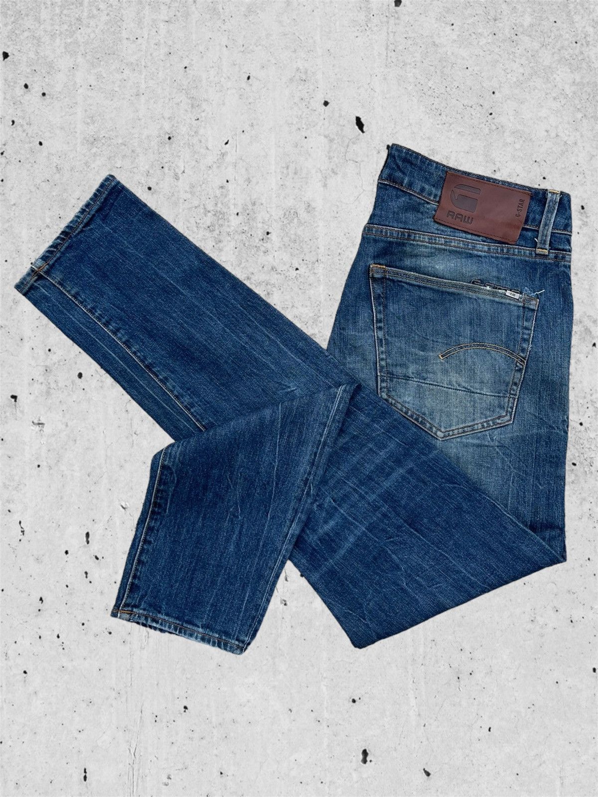 Japanese Brand 🔥 Raw G-Star Distressed Denim Slim Fit W34🔥 Size US 34 / EU 50 - 16 Thumbnail
