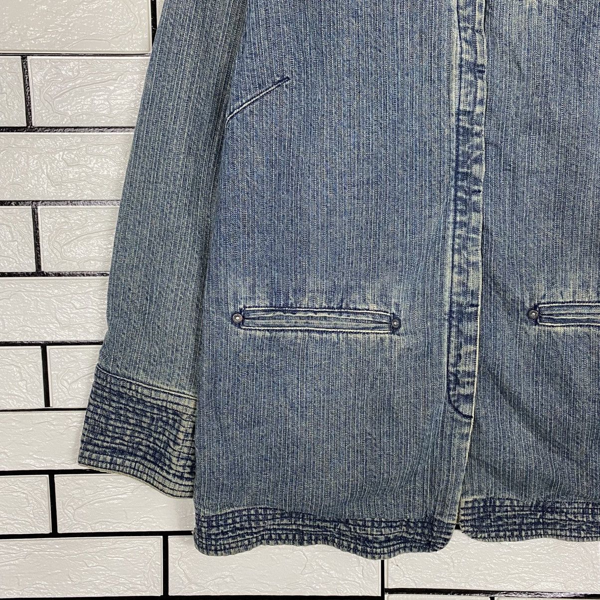 Japanese Brand 📌Vintage Denim Blanket Jacket Full Print Issey Miyake Size US M / EU 48-50 / 2 - 5 Thumbnail