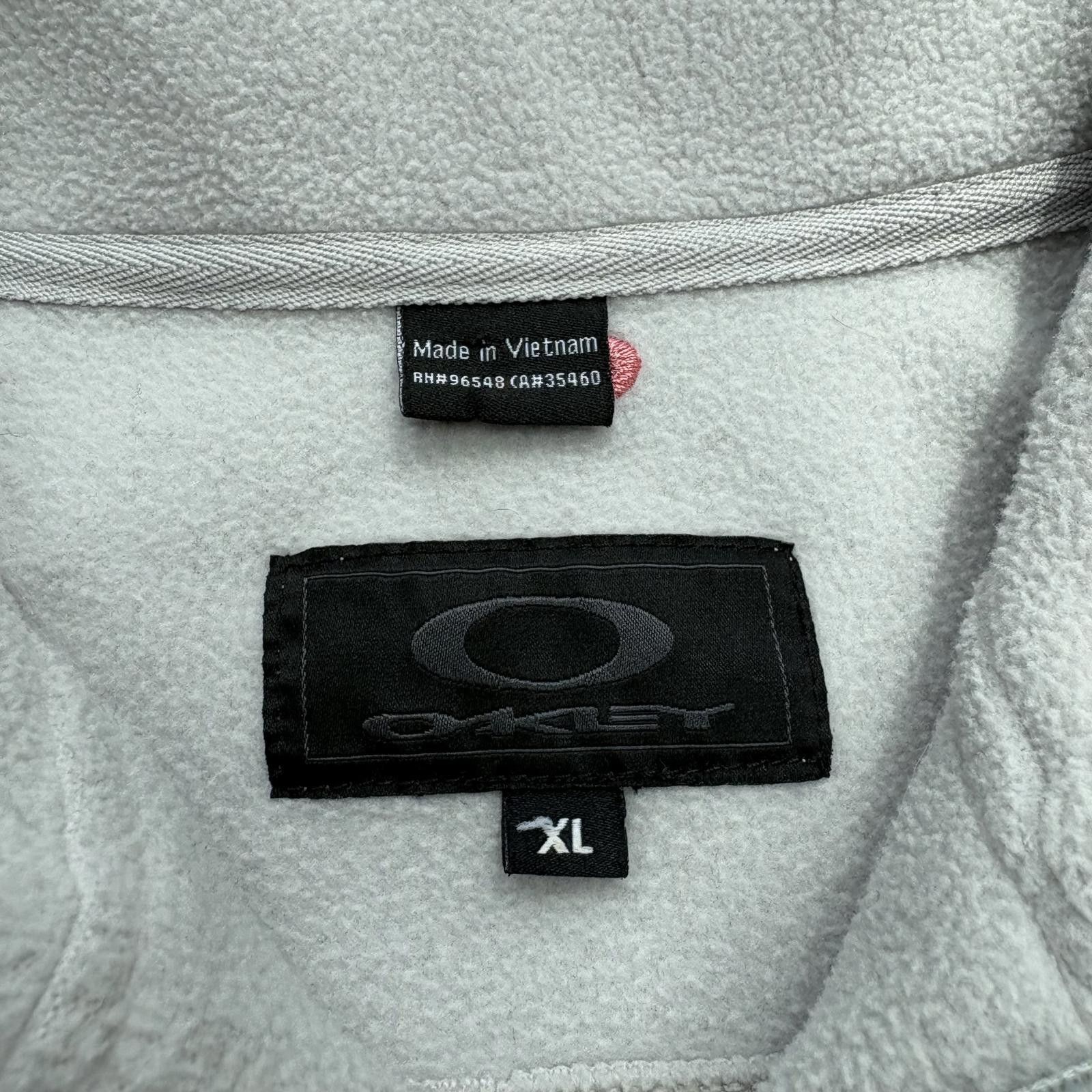 Oakley Vintage Y2K Oakley Grunge Gorpcore Fleece Full Zip Jacket Size XL / US 12-14 / IT 48-50 - 3 Thumbnail