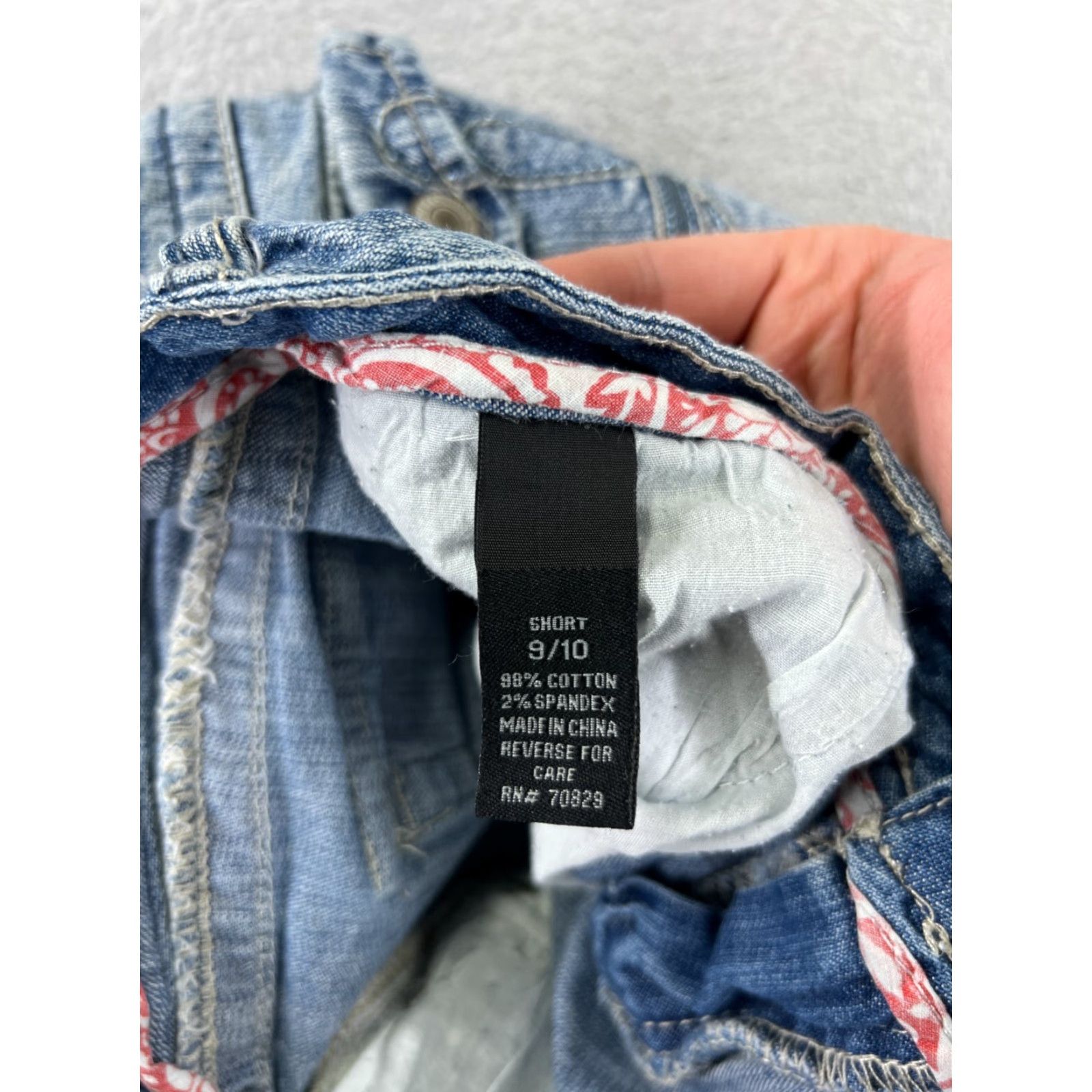 Vintage Rue21 Jeans Womens 9 Blue Denim Bootcut Mid Rise Cotton Blend Embellished Slim Pockets 5-Pocket Design Womens Mens? Size 30" / US 8 / IT 44 - 4 Thumbnail