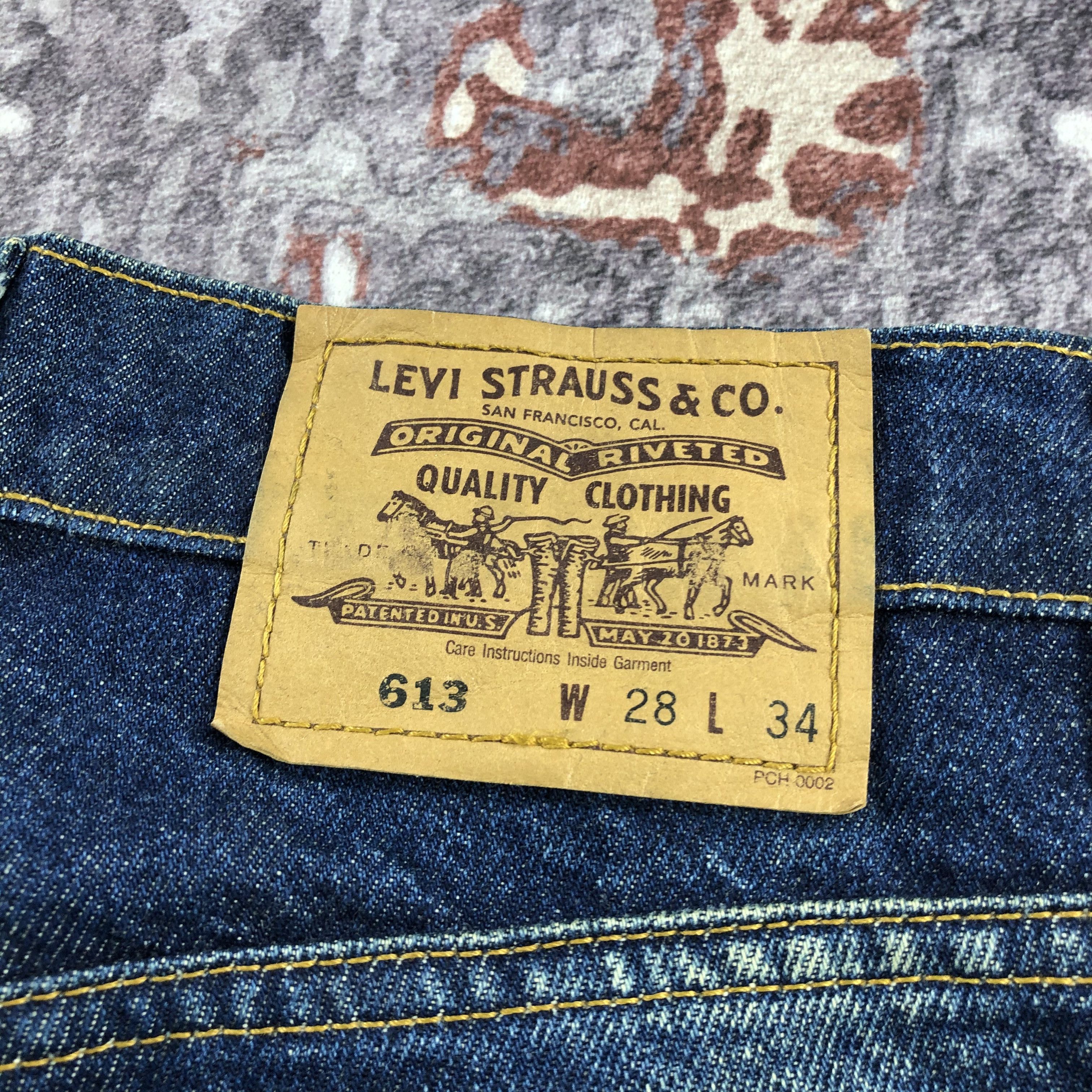 Levi's × Vintage Vintage 90s High Waist Levis 613 Jeans-JM2672 Size 26" / US 2 / IT 38 - 5 Thumbnail