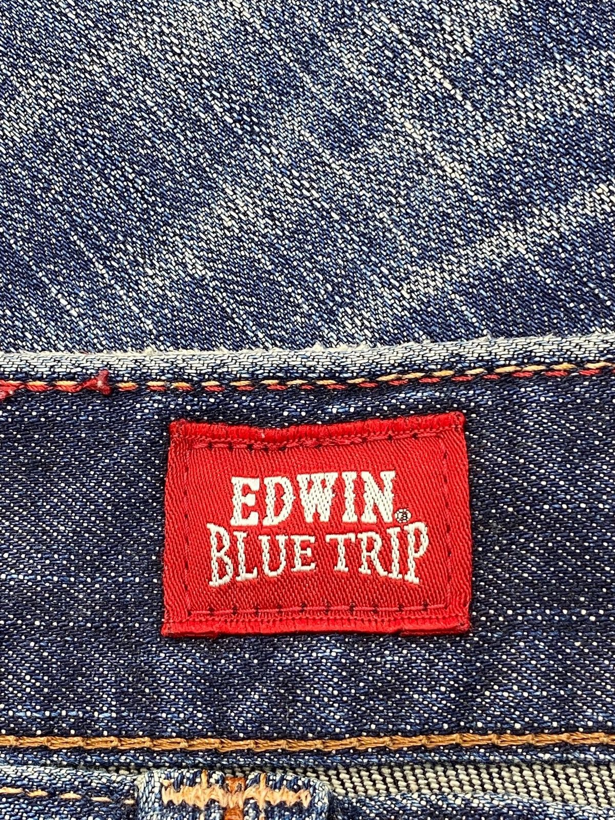 Edwin Vintage Edwin Blue Trip Faded Wash Whiskers Style Jeans Size US 32 / EU 48 - 15 Thumbnail