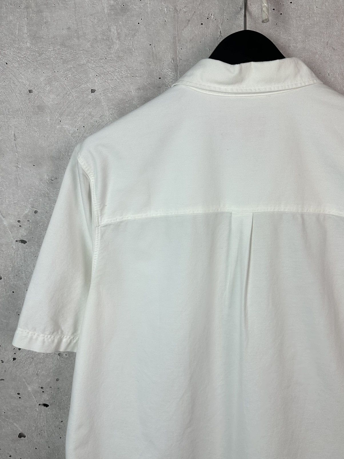 Albam Albam Utility White Cotton Button-up Short Sleeve Polo Size US L / EU 52-54 / 3 - 7 Thumbnail