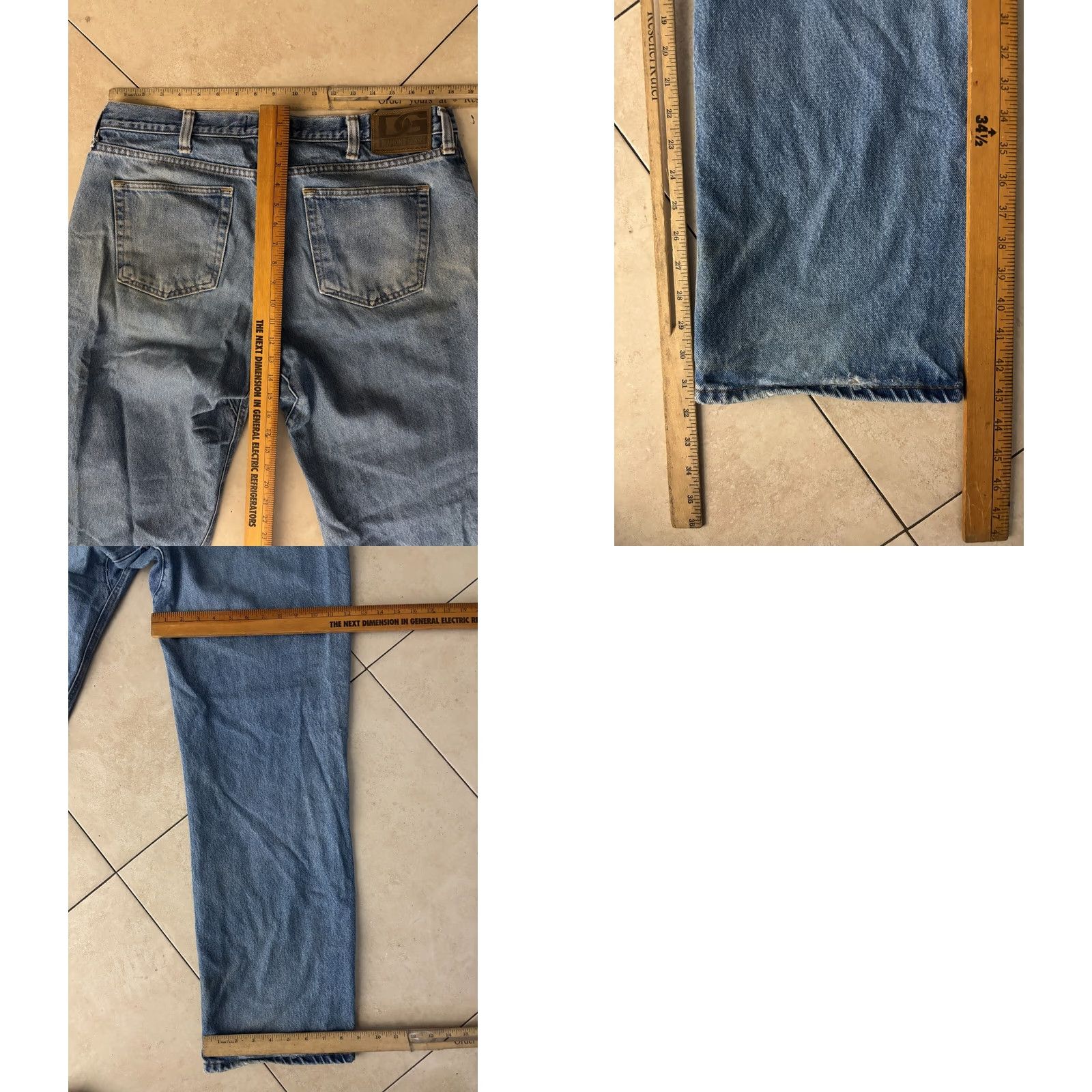 Vintage Vintage Diamond Gusset Jeans Mens 36x31 Blue Denim USA Made 4742 Jeans Regular 36 Blue USA Mens Size US 36 / EU 52 - 8 Thumbnail