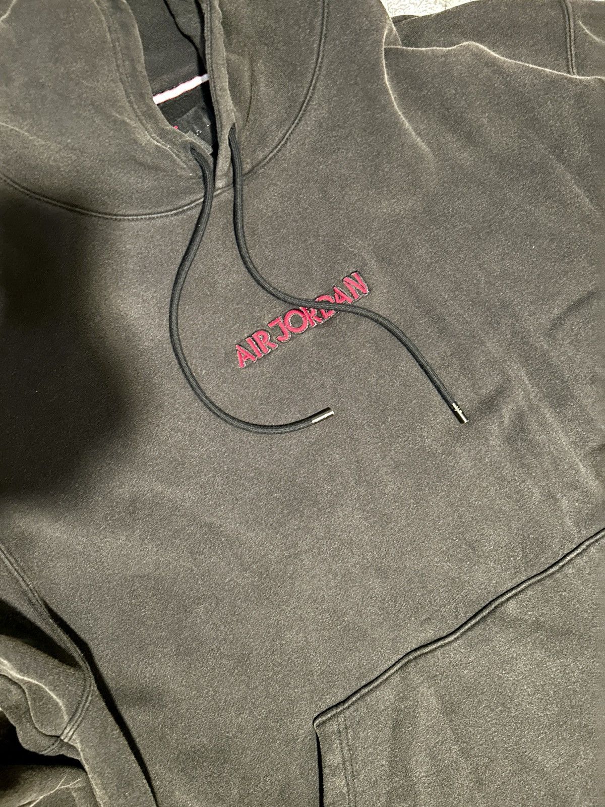 Jordan Brand Air Jordan MJ FLC Hoodie Black Gym Red Size US XXL / EU 58 / 5 - 2 Thumbnail