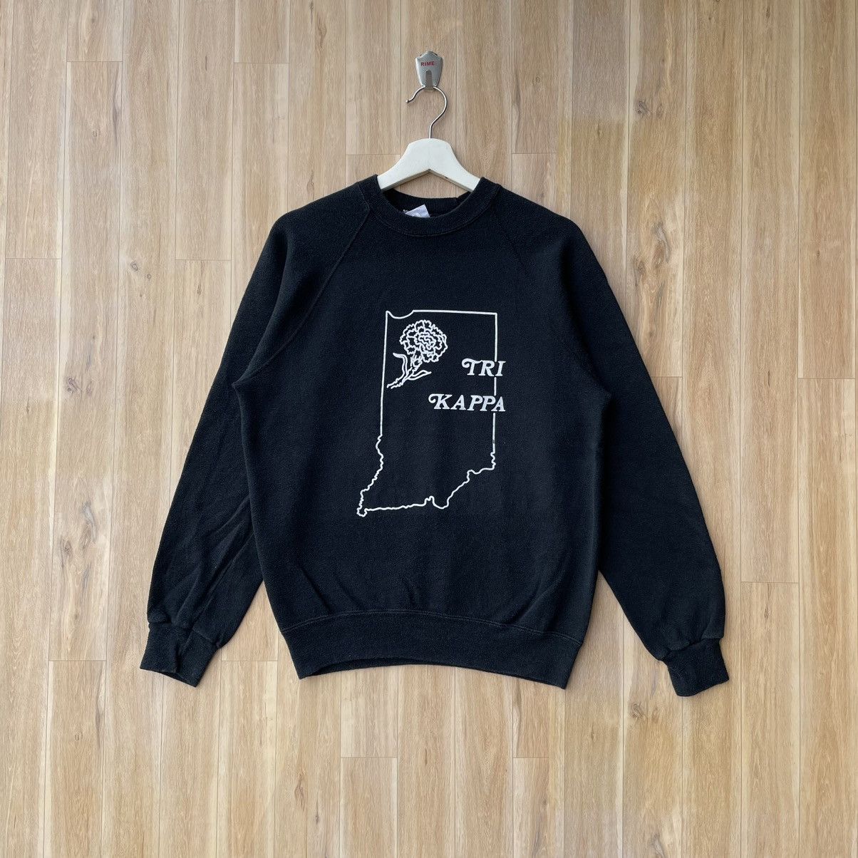 Vintage Vintage Tri Kappa Pullover Sweatshirt Size US L / EU 52-54 / 3 - 1 Thumbnail