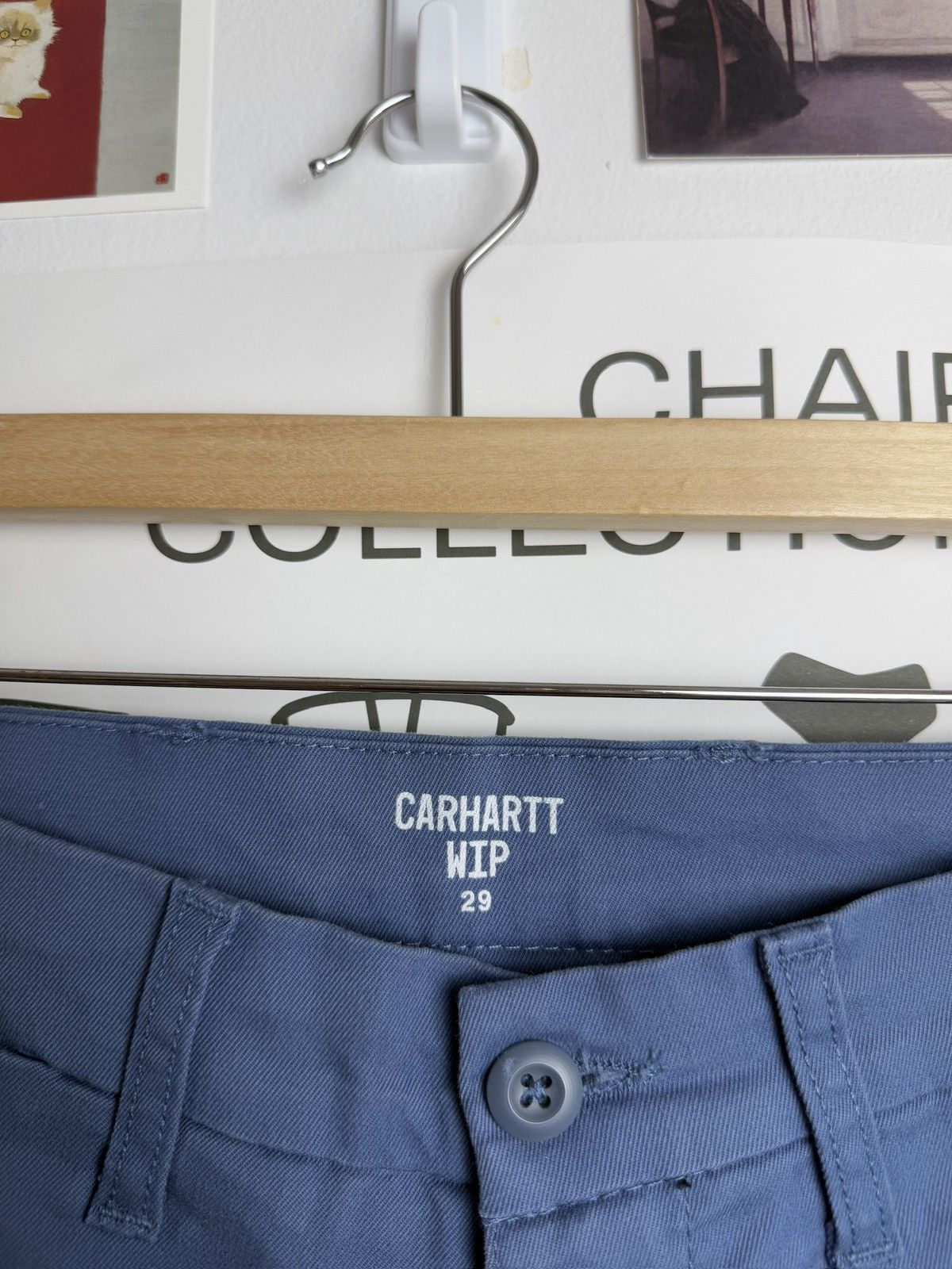 Carhartt × Designer Carhartt sid shorts jorts 29 designer streetwear skate baggy Size US 29 - 4 Thumbnail