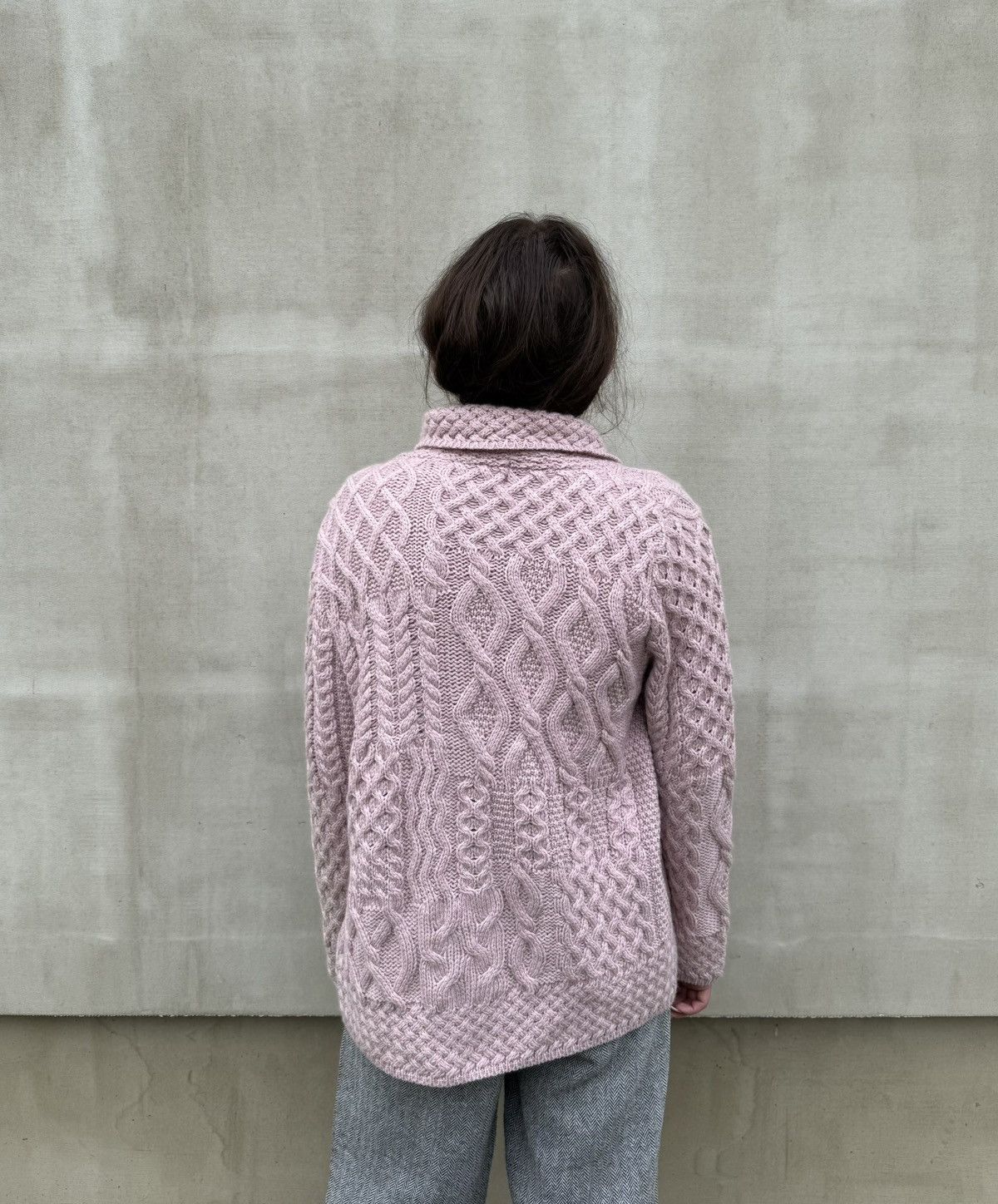 Aran Crafts Aran Crafts Women Merino Wool Cardigan Sweater Ireland Knit Size L / US 10 / IT 46 - 2 Thumbnail