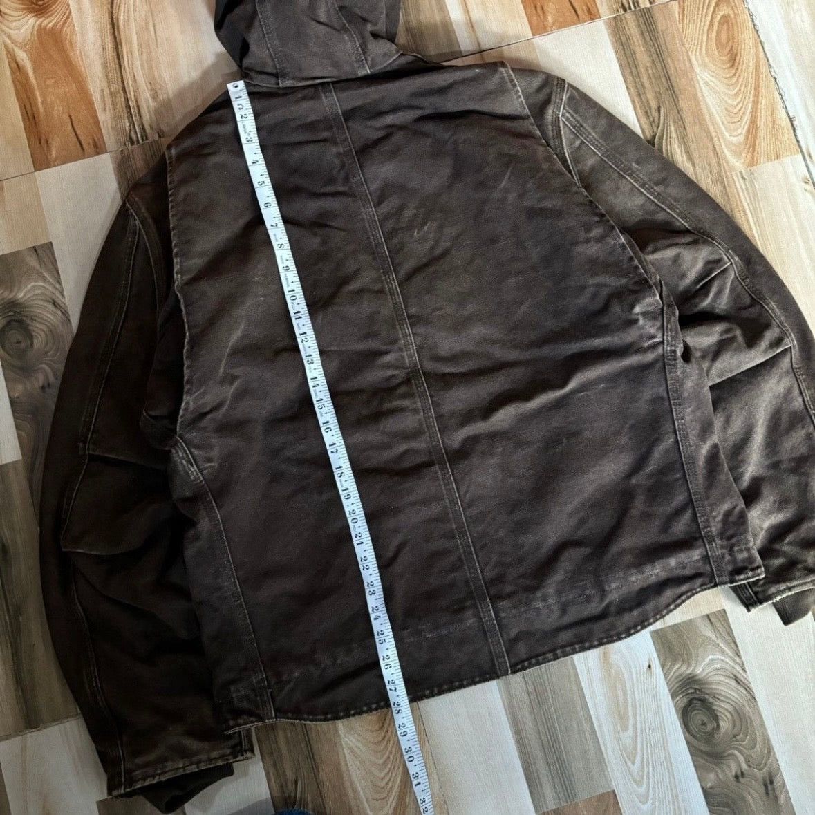 Carhartt Vintage 00s Carhartt Hooded Active Jacket J141DKB Size US L / EU 52-54 / 3 - 9 Thumbnail