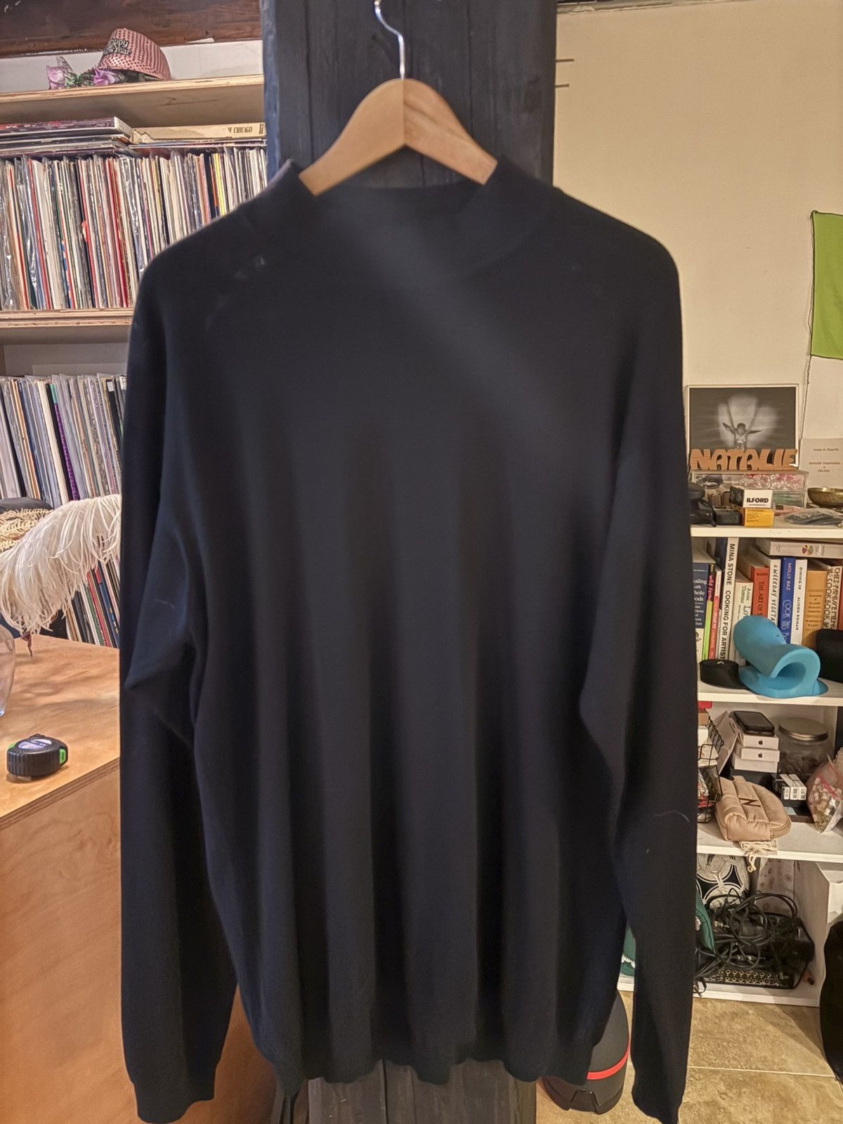 Issey Miyake Issey Miyake Mock Neck Sweater Size US L / EU 52-54 / 3 - 2 Thumbnail