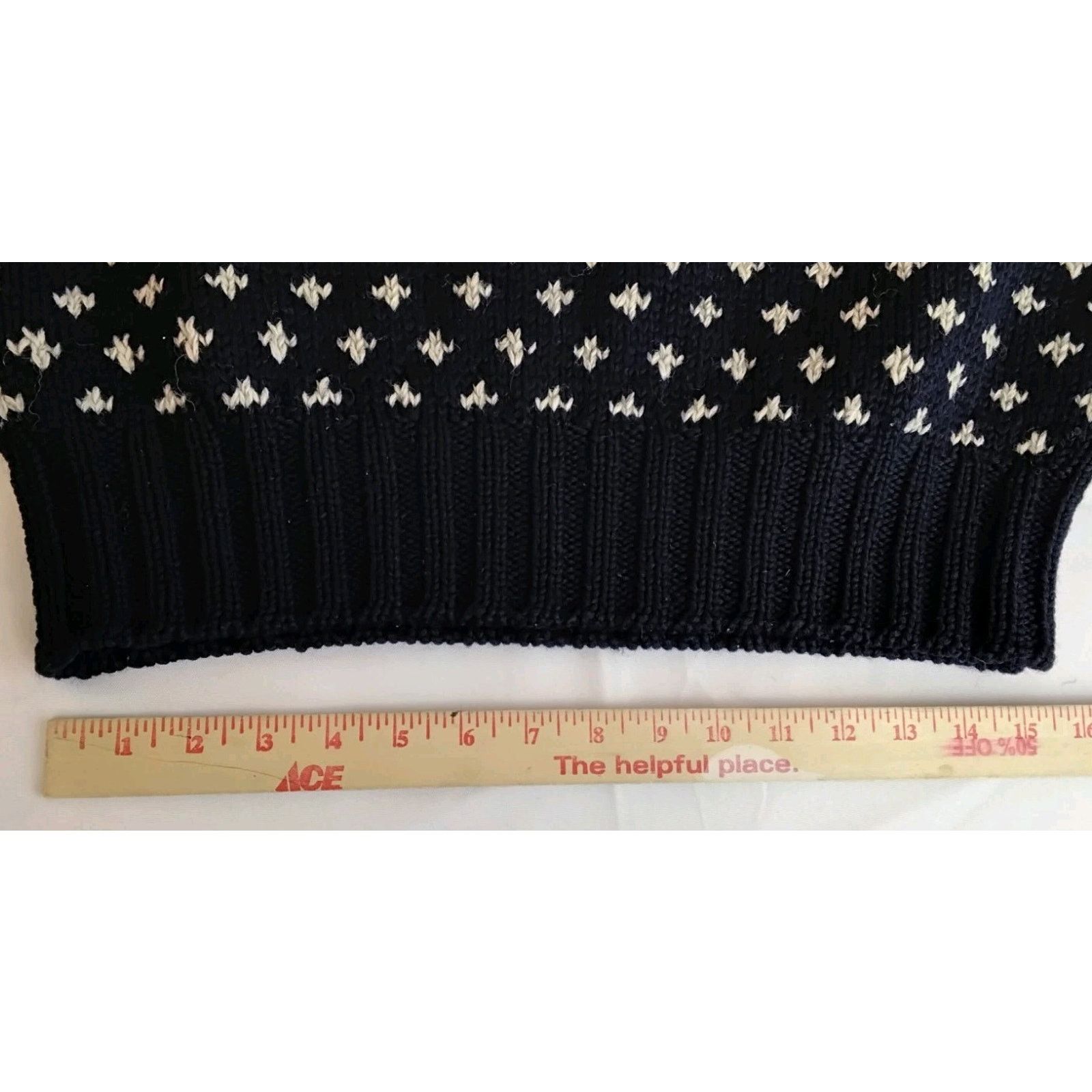 Lauren Ralph Lauren Ralph Lauren Handknit Sweater Women's S 90's Wool Blue Label Size S / US 4 / IT 40 - 14 Thumbnail