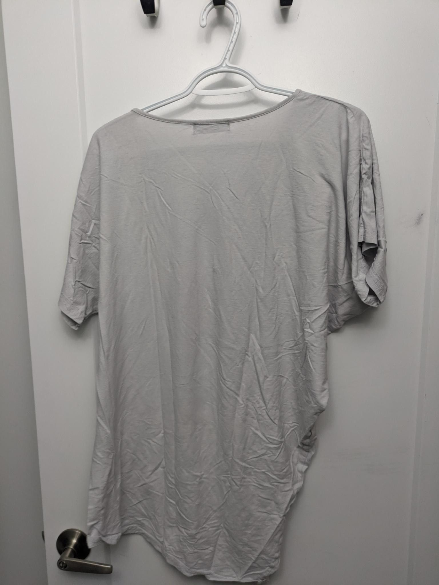 Yohji Yamamoto Y's by RISMAT J-Cut Tee (YE-K66-047) Size L / US 10 / IT 46 - 2 Thumbnail