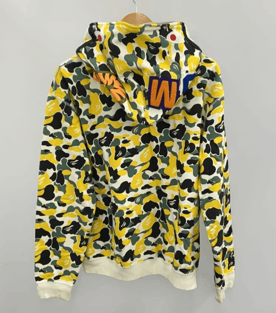 Bape Bape Osaka Limited Multi Camo Shark Zip Hoodie Size US L / EU 52-54 / 3 - 2 Thumbnail