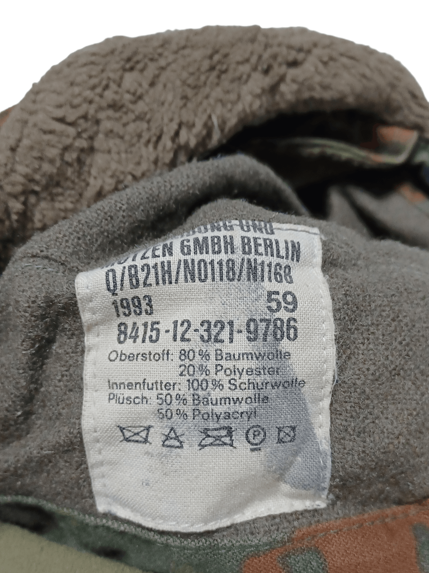 Other Y2K army camo Ushanka fur hat fuzzy vintage hype alt rare Size ONE SIZE - 5 Thumbnail