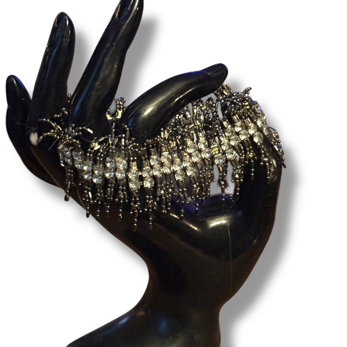 Other Fancy rhinestone dangle stretch bracelet Size ONE SIZE - 2 Thumbnail