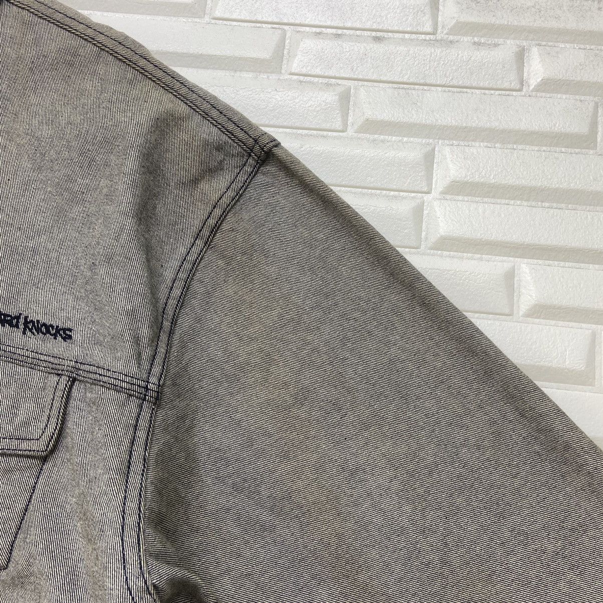 Rap Tees × Vintage Vtg Brooklyn School of Hard Knocks Big Logo Denim Trucker Size US XXL / EU 58 / 5 - 8 Thumbnail