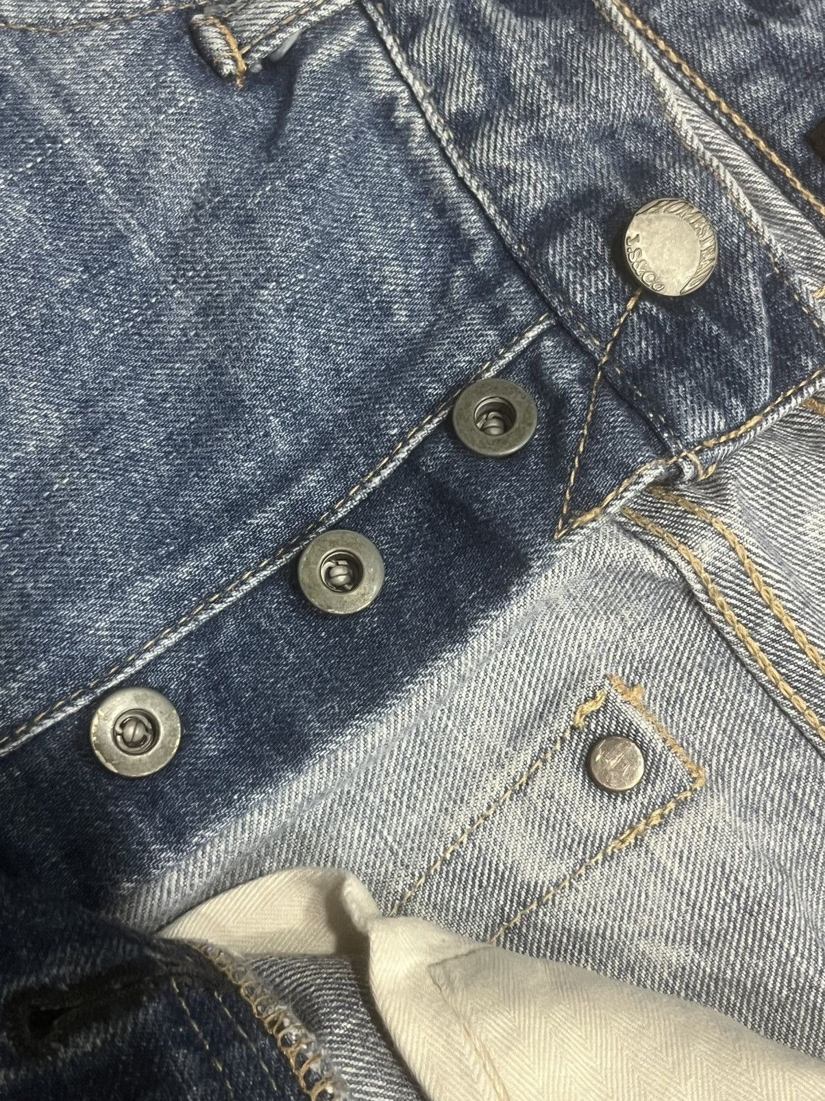 Vintage Journal Standard Homestead Blue Faded Distress Selvedge Jean Size US 32 / EU 48 - 7 Thumbnail