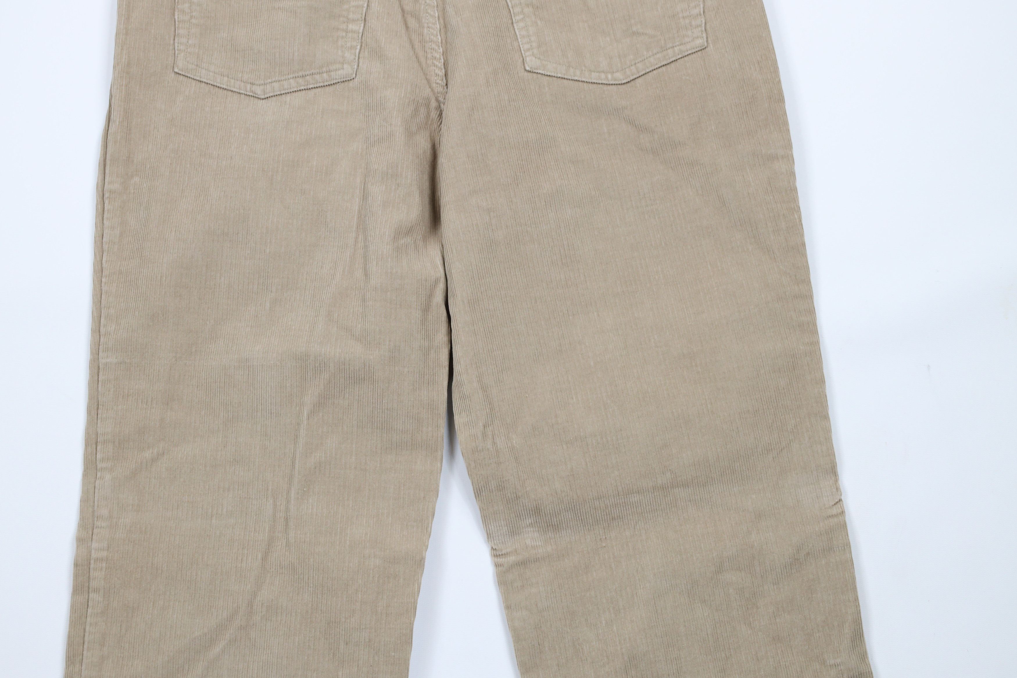 Vintage Vintage 90s Streetwear Wide Leg Corduroy Chino Pants Beige Size US 34 / EU 50 - 10 Thumbnail