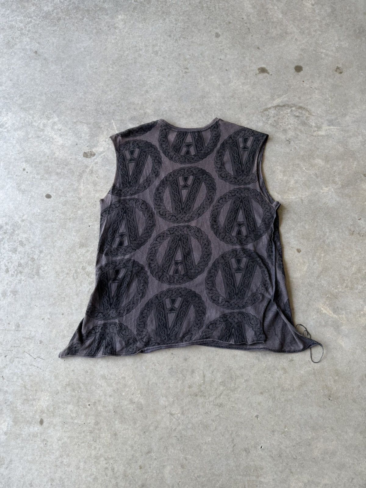 Undercover Undercover SS03 “Scab” Anarchy All Over Print Tank Top Size US M / EU 48-50 / 2 - 4 Thumbnail