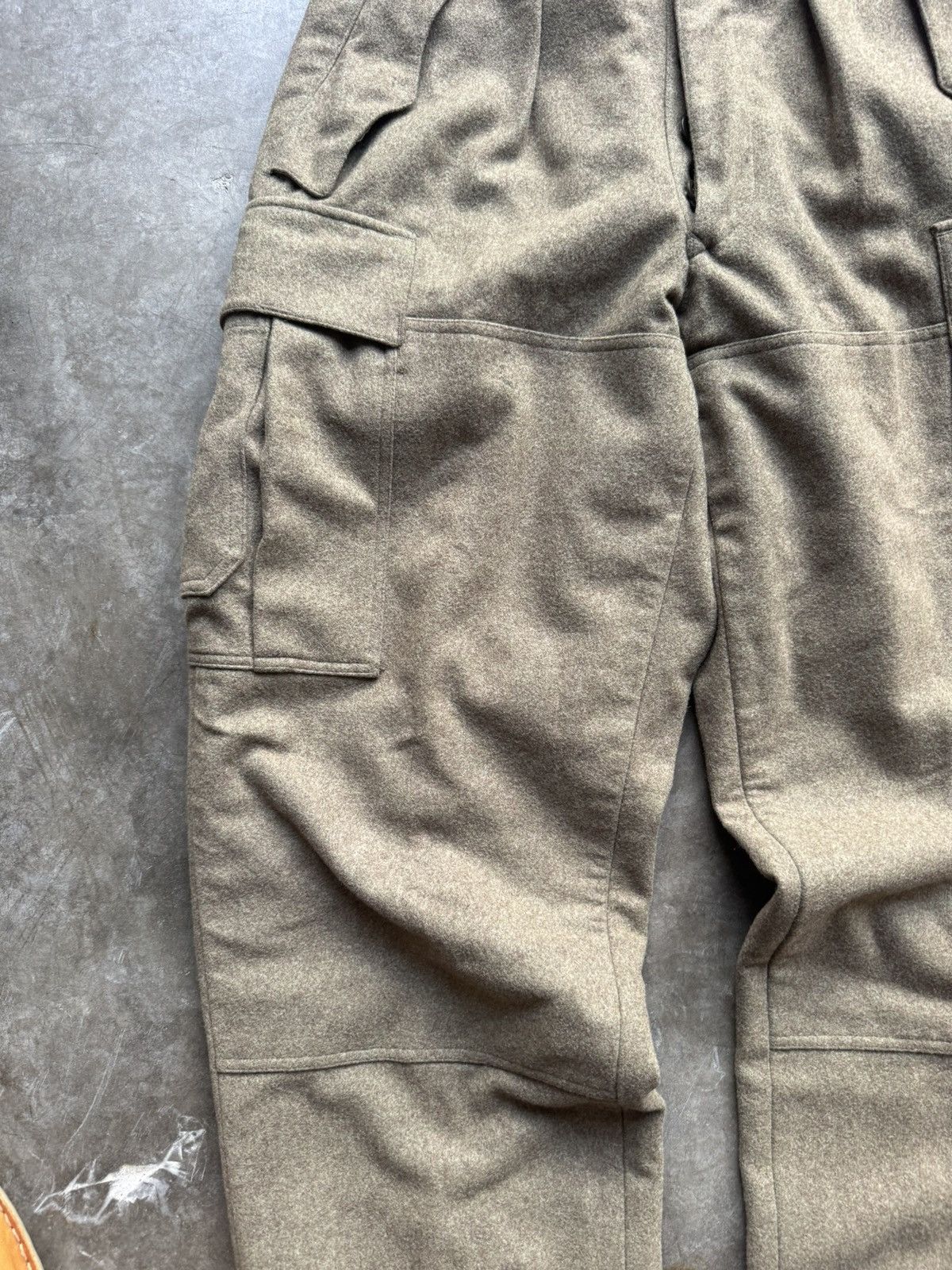 Vintage Vintage 1971 German Issue G.D.Bucking-Alsfeld Wool Trousers Size US 30 / EU 46 - 2 Thumbnail