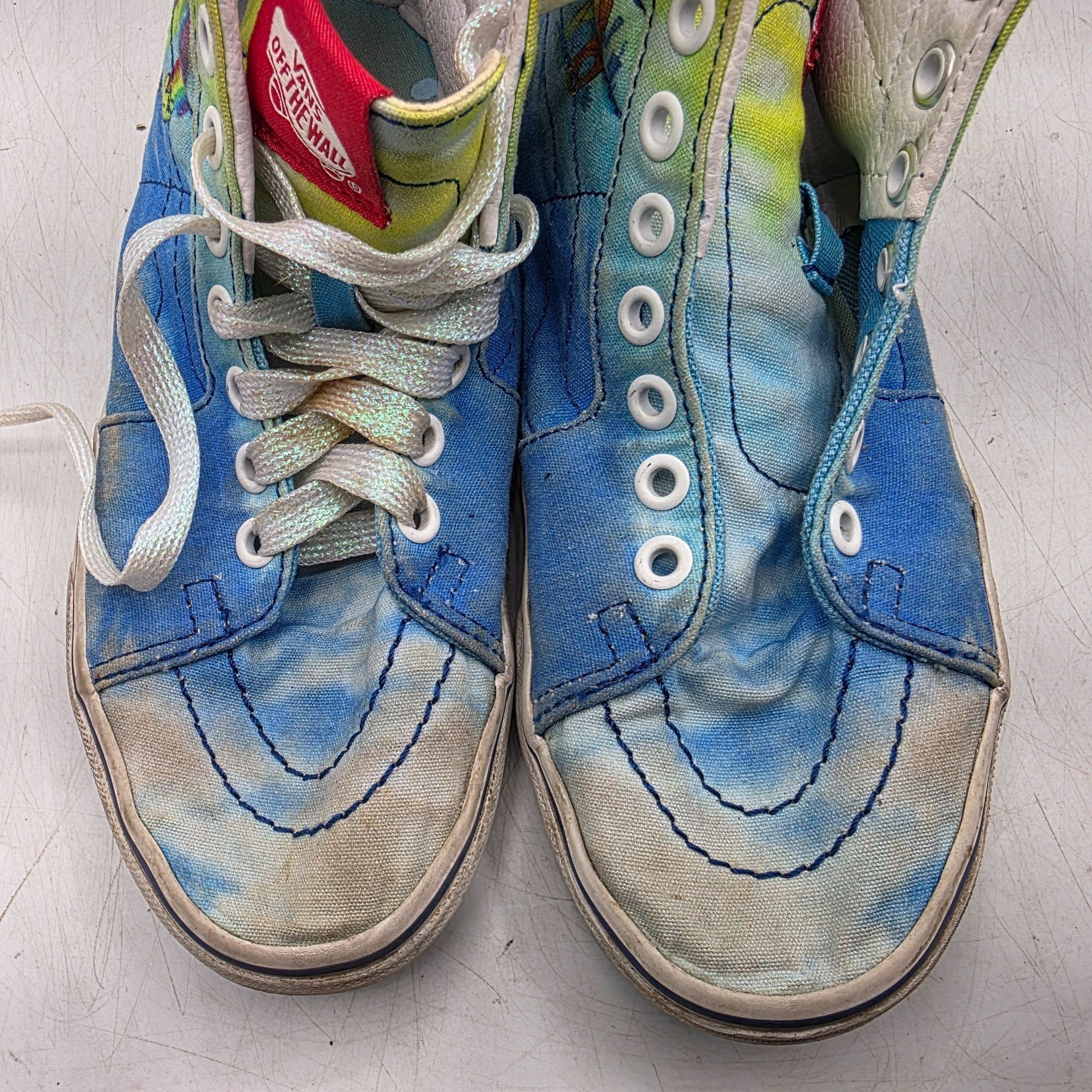 Vans Vans Sk8-Hi x Spongebob Squarepants Womens Size 6.5 Blue Sne Size US 6.5 / IT 36.5 - 10 Thumbnail