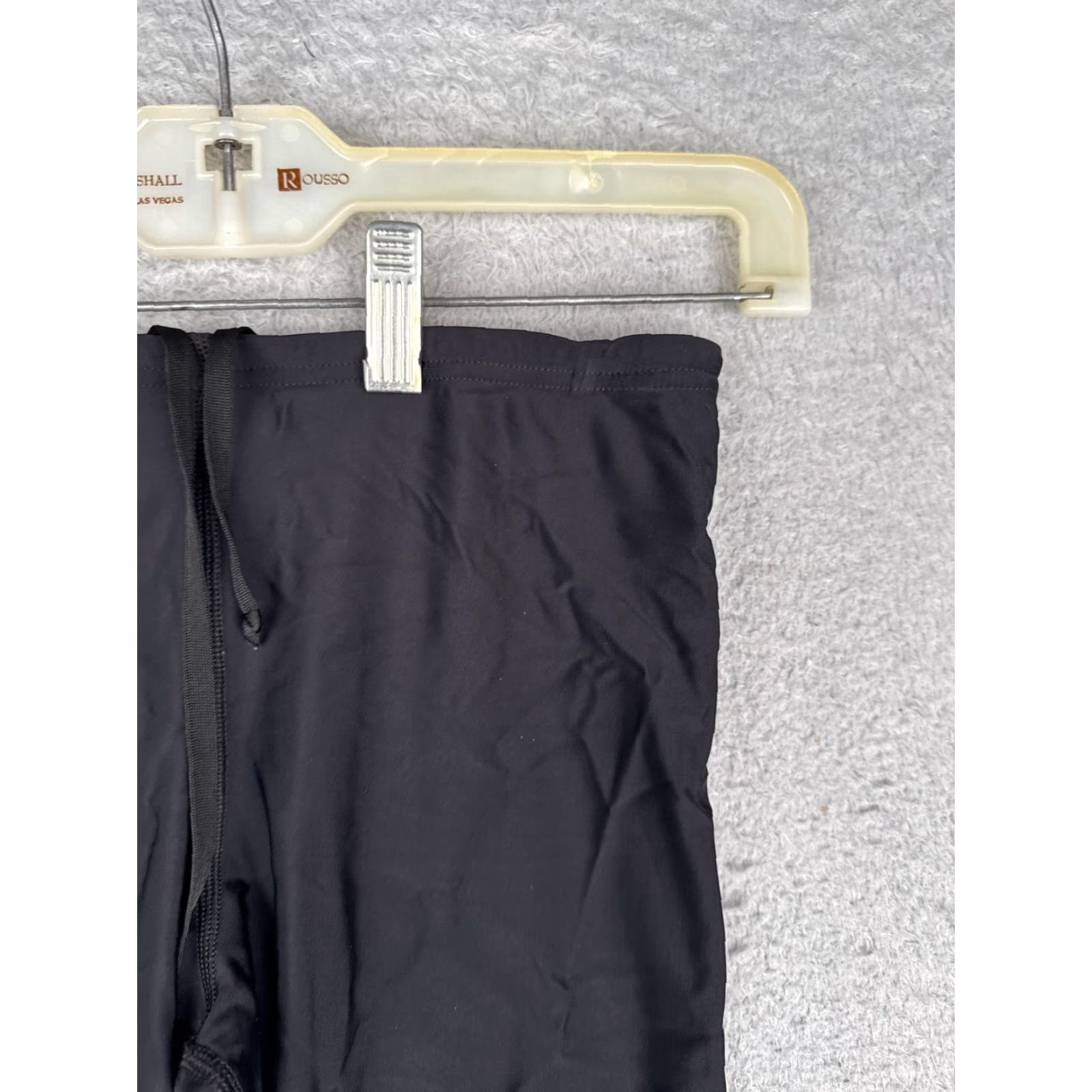 Speedo Speedo Shorts Mens 28 Black PowerFLEX Eco Swim Jammers Drawstring Training Logo Bottom Jammer Mens Black 28 PowerFLEX Eco Speedo Logo Knee-length Size US 28 / EU 44 - 5 Thumbnail