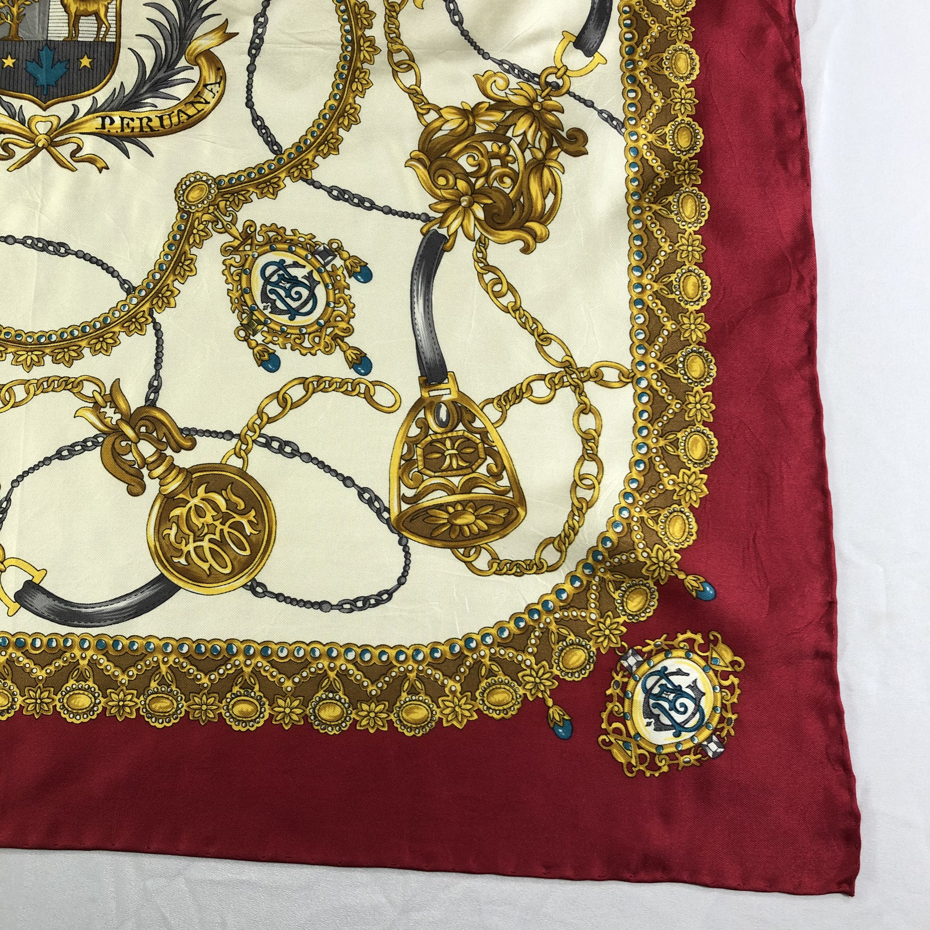 Vintage Vintage Silk Scarf Size ONE SIZE - 4 Thumbnail