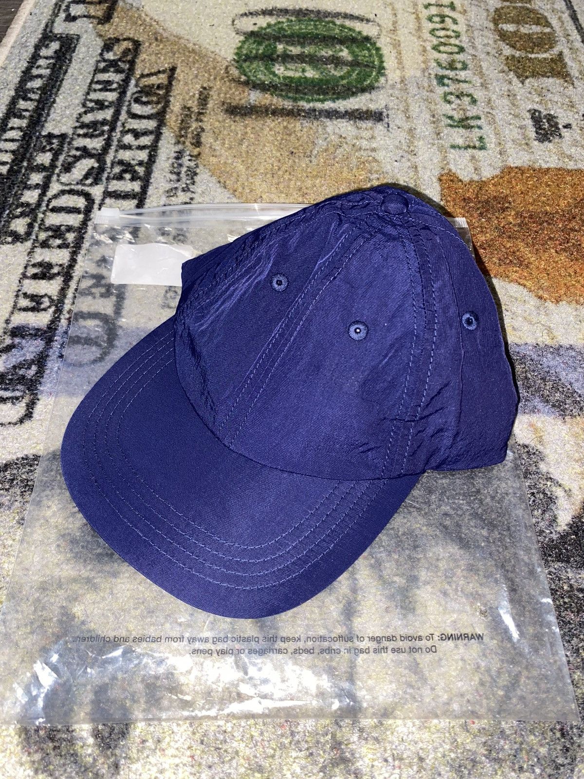 Aime Leon Dore Aime Leon Dore Nylon Crusher Hat Navy Blazer Size ONE SIZE - 2 Thumbnail