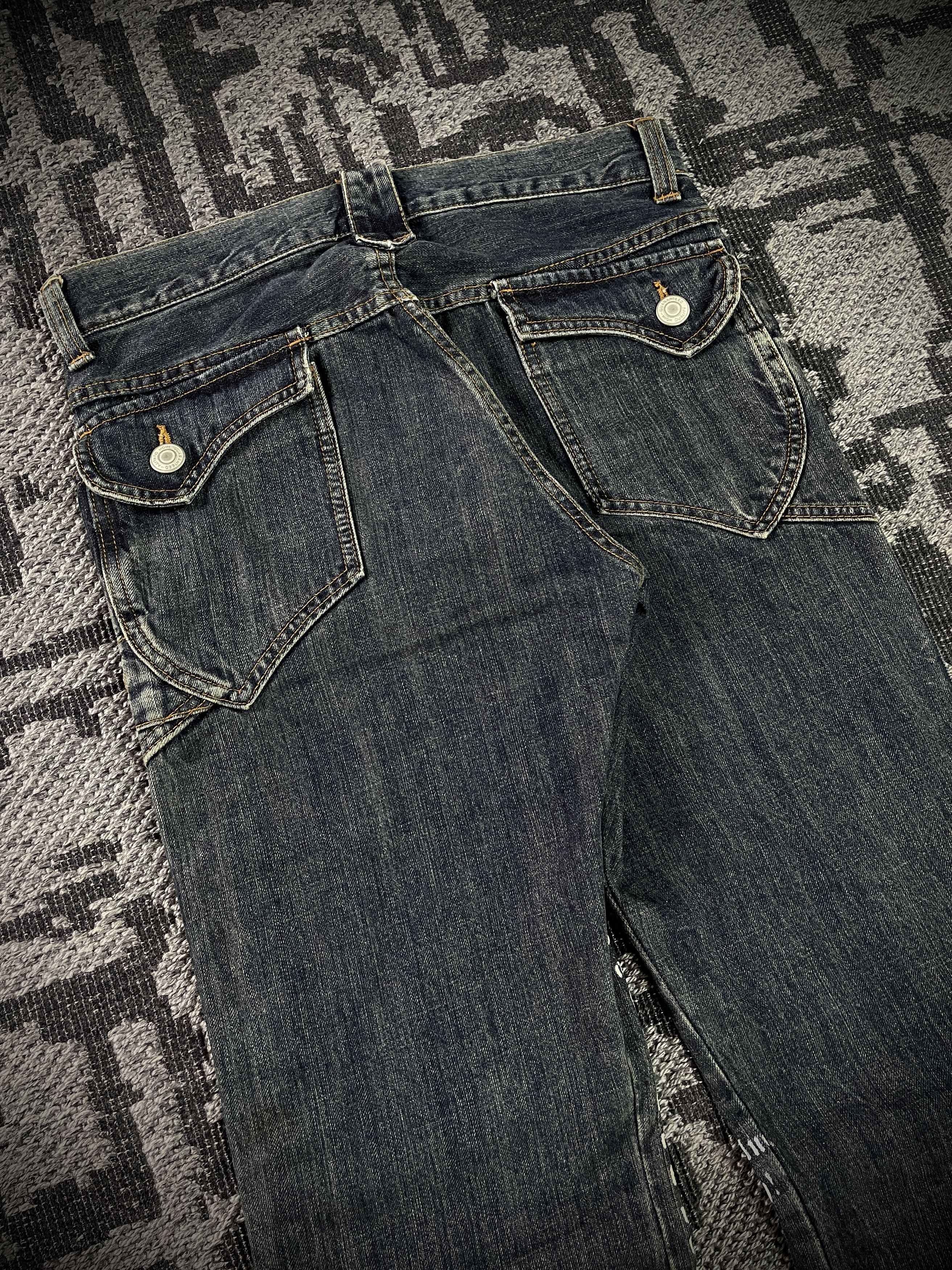 Other Japanese Poem Lace-Up Boot Cut Jeans Size US 32 / EU 48 - 7 Thumbnail