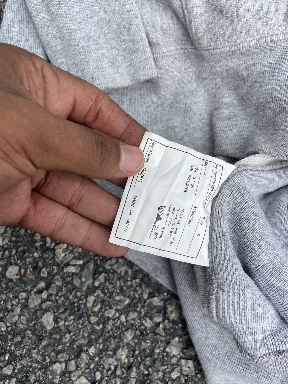 Japanese Brand × Vintage Vintage Inherit Plain Hoodie Size US S / EU 44-46 / 1 - 3 Thumbnail