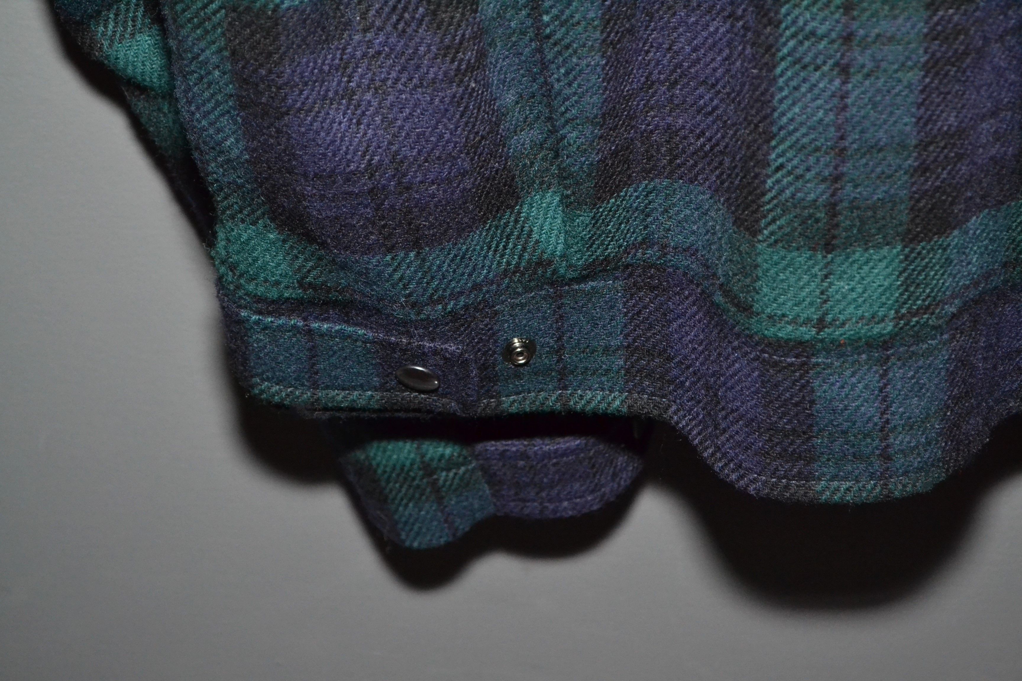 Oliver Spencer Oliver Spencer Woolen 40 size Plaid High Neck Jacket Size US L / EU 52-54 / 3 - 10 Thumbnail