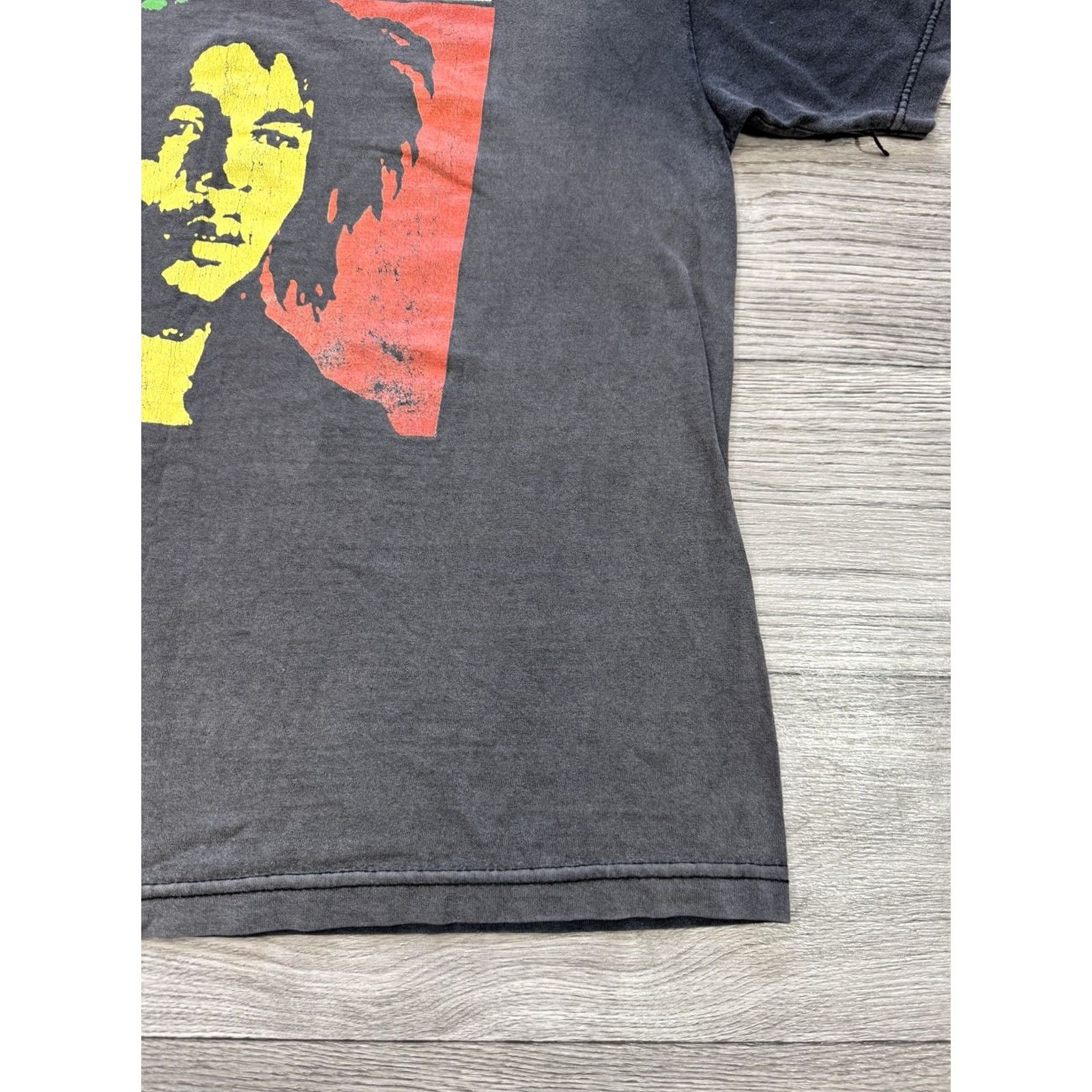 Vintage Bob Marley 1990’s One Love Rasta Faded T Shirt Short Sleeve Men's Size XL Gray Size US XL / EU 56 / 4 - 4 Thumbnail