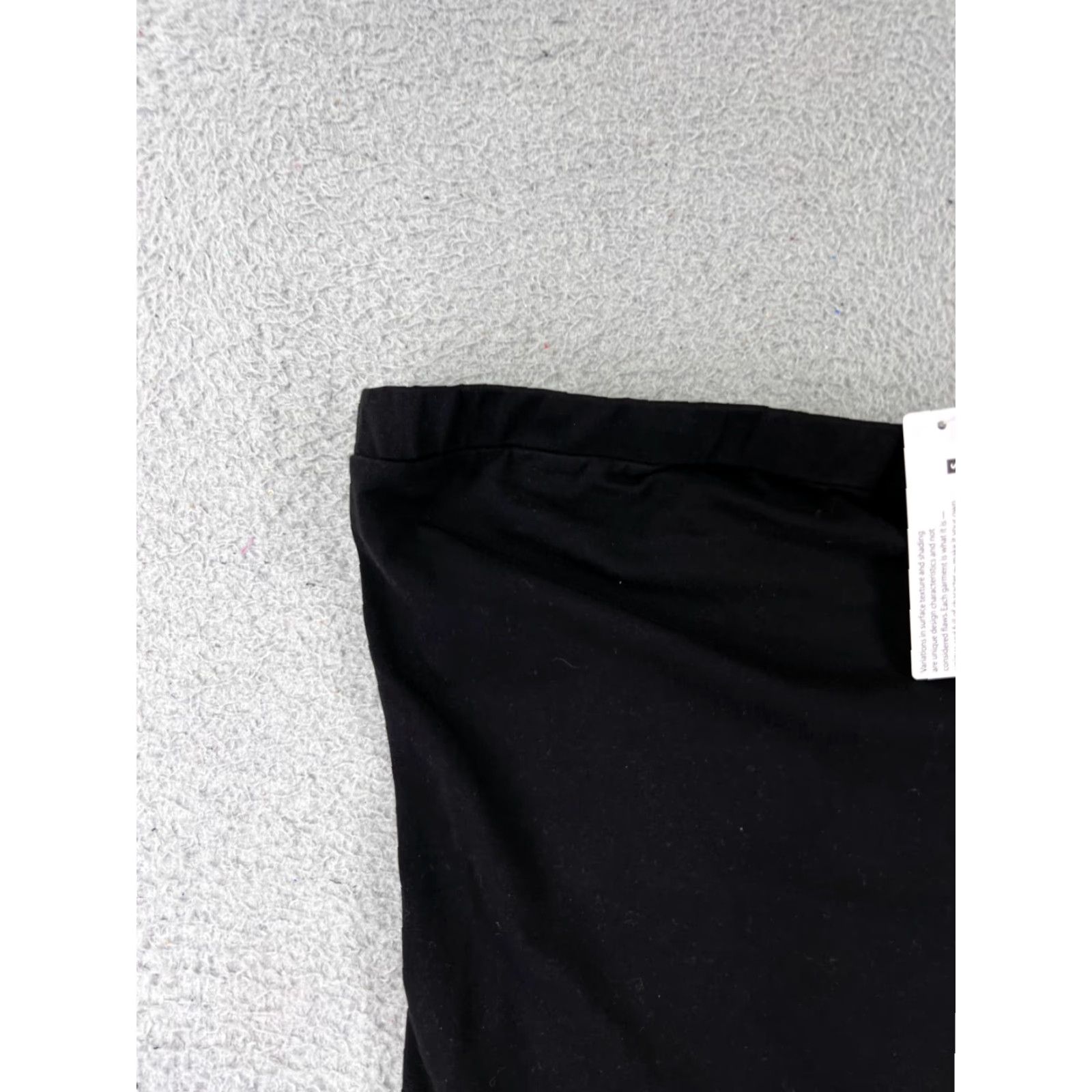 Vintage LA Made Skirt Womens Small Black Jersey Cotton Blend Elastic Waist Floral 90s-Inspired Casual Short Womens Size S / US 4 / IT 40 - 7 Thumbnail