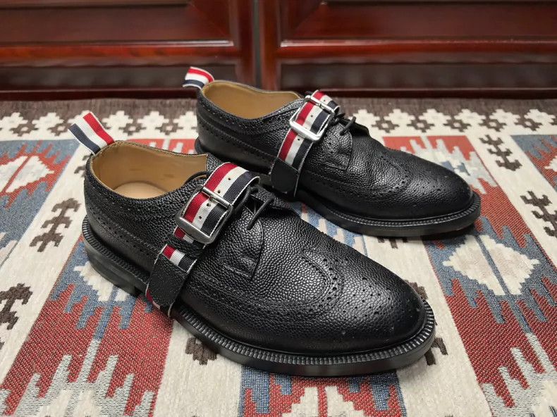 Thom Browne Thom Browne Carved lace straps for vintage leather shoes Size US 8.5 / EU 41-42 - 3 Thumbnail