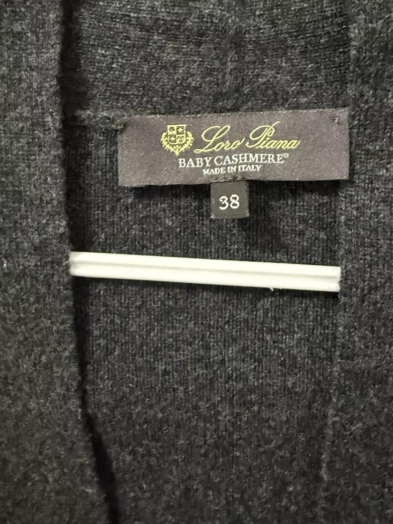 Loro Piana LORO PIANA 100% grey knitted cardigan coat + skirt set Size XS / US 0-2 / IT 36-38 - 3 Thumbnail