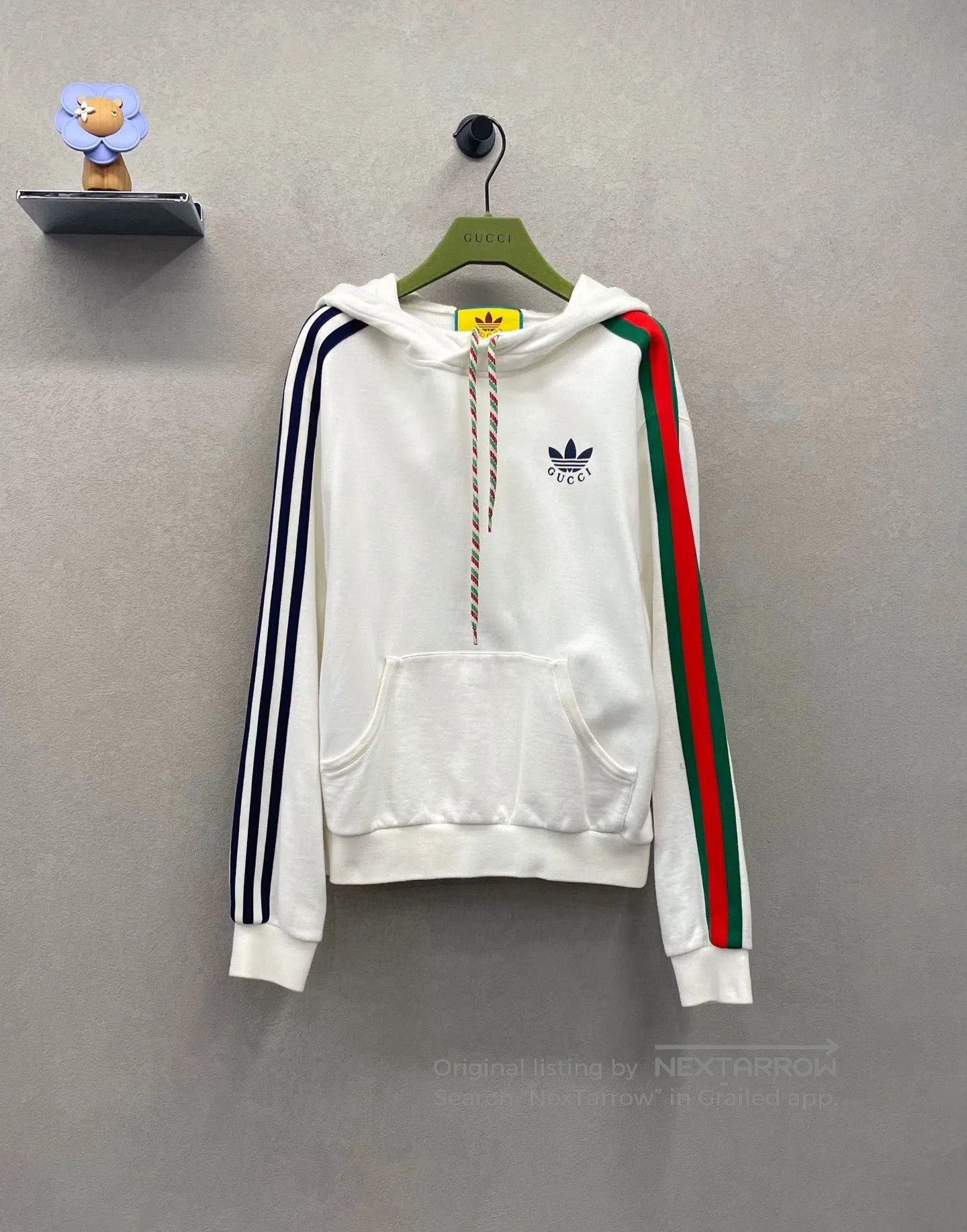 Gucci gucci x adidas white hooded sweatshirt. Size US XS / EU 42 / 0 - 1 Thumbnail