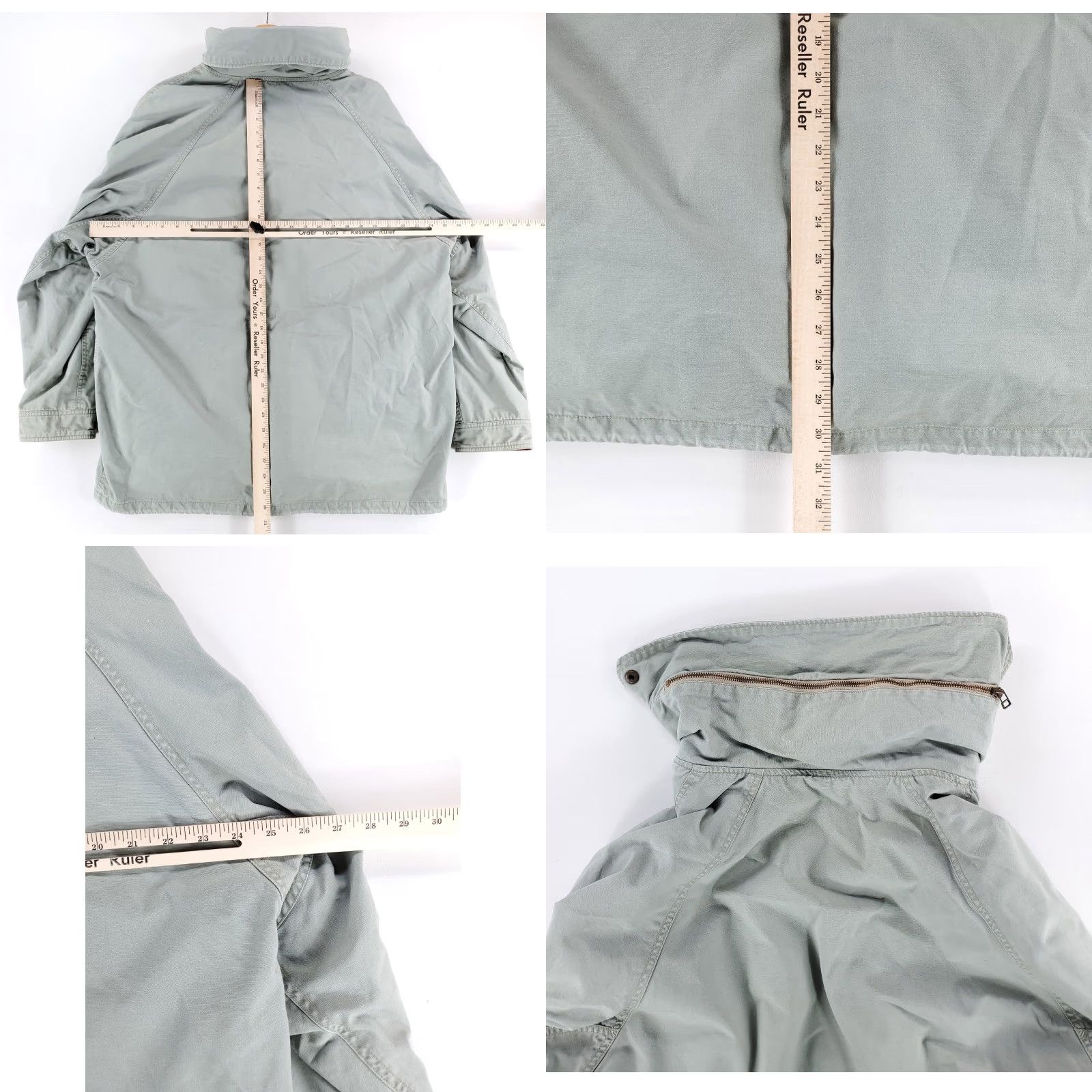 Banana Republic VINTAGE Banana Republic 80s 90s Travel Hooded Bomber Jacket Light Gray Mens L Size US L / EU 52-54 / 3 - 8 Thumbnail