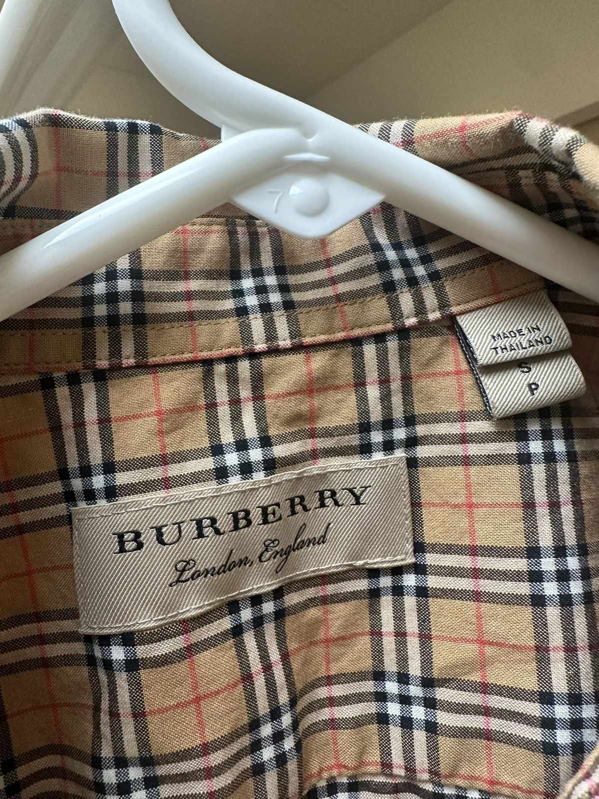 Burberry Classic Burberry Checked Button Down Polo Size US S / EU 44-46 / 1 - 2 Thumbnail